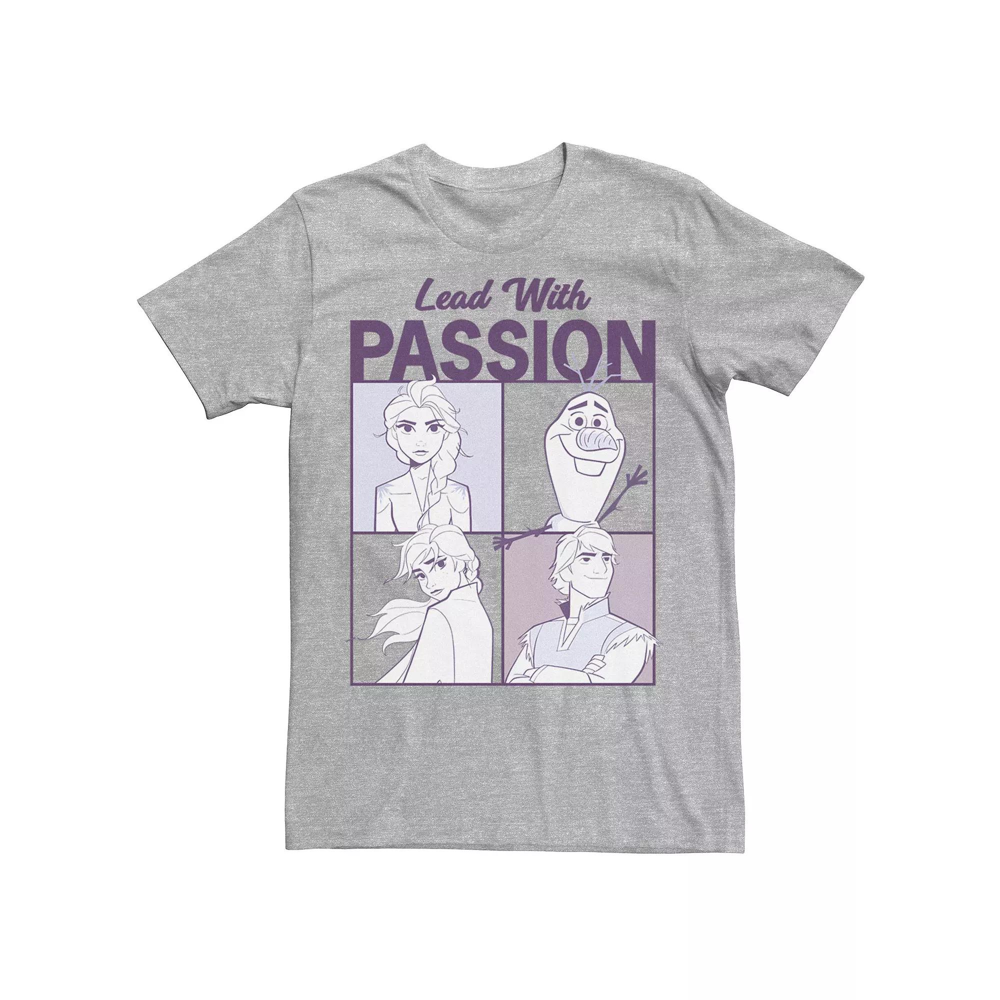 Disney's Frozen 2 Group Shot Lead With Passion Men's Tee,  Product Image