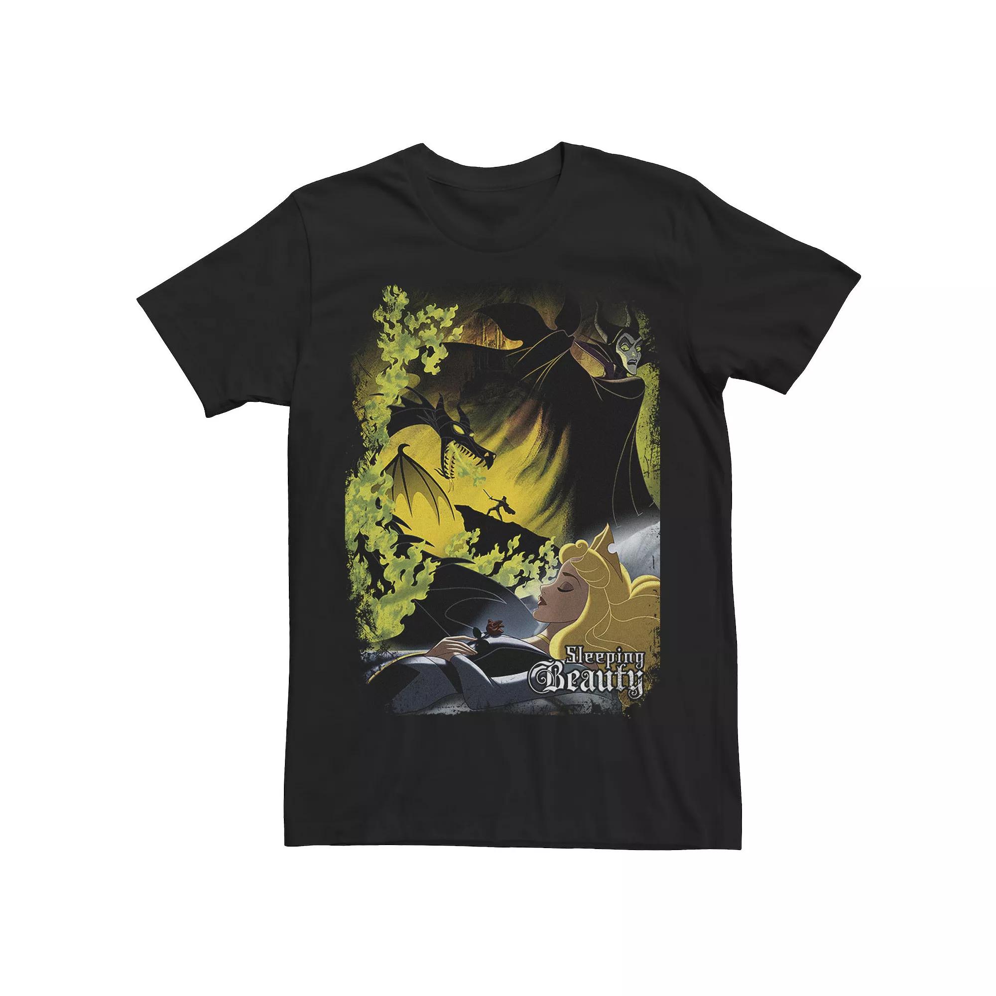 Disney's Sleeping Beauty Men's Poster Tee, Size: 3XL, Black Product Image