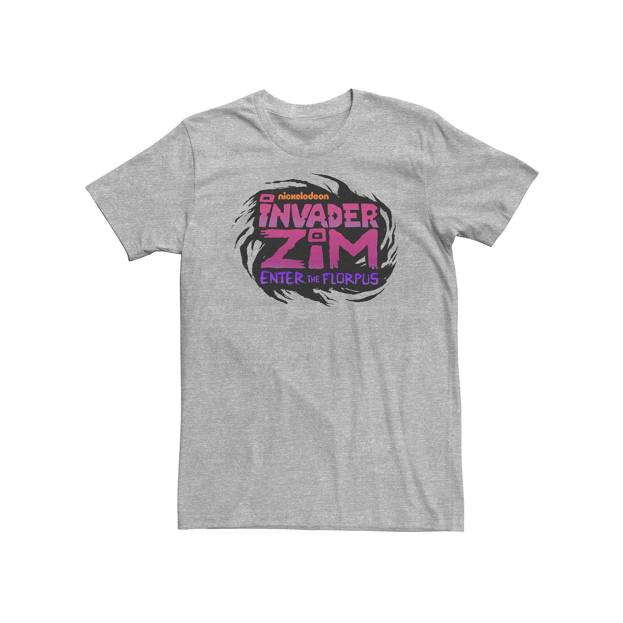 Big & Tall Nickelodeon Invader Zim Enter The Florpus Movie Logo Tee, Men's,  Product Image