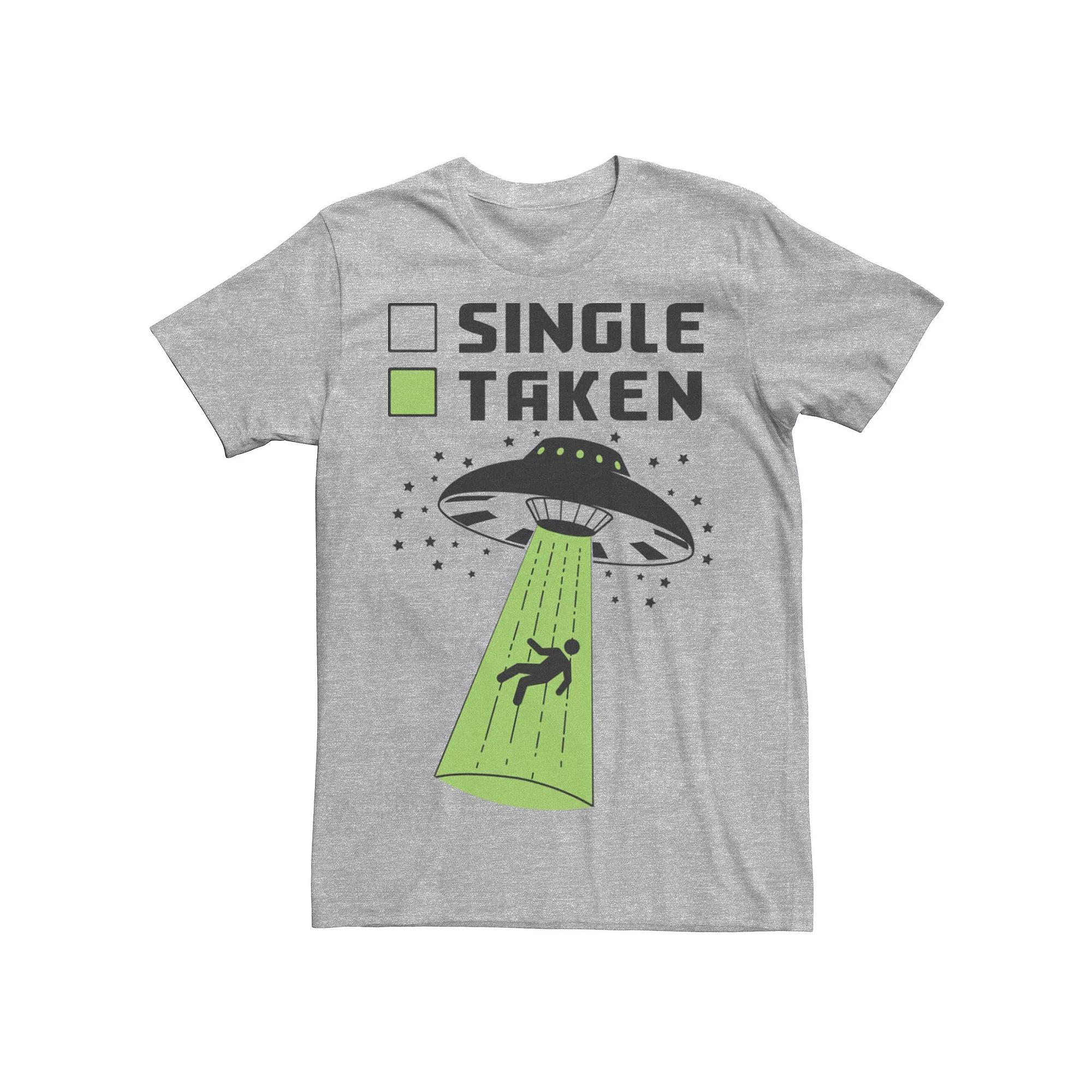 Mens Single or Taken Tee Athletic Grey Product Image
