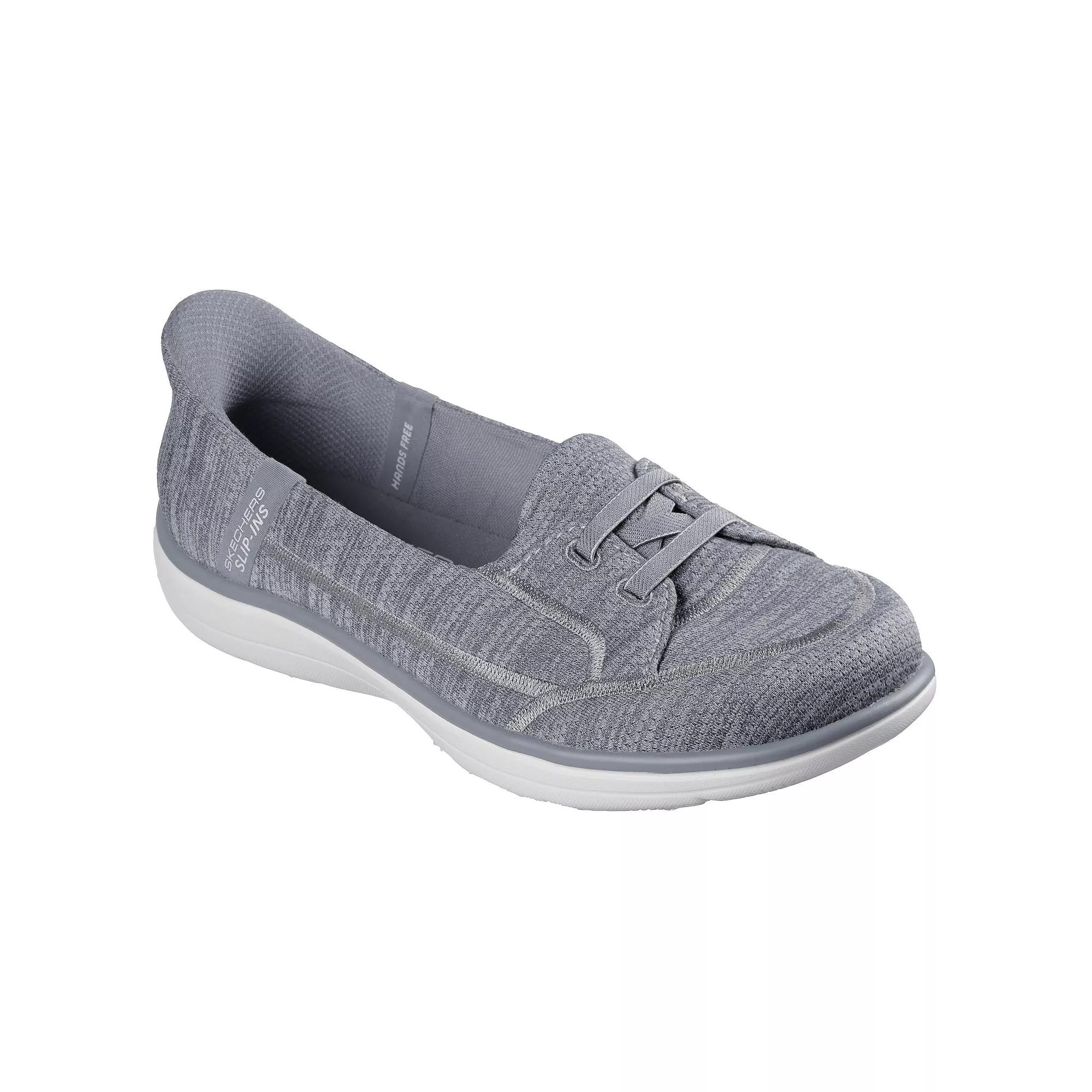 Skechers Hands Free Slip-ins® On-the-GO® Flex Radiant Dreaming Women's Shoes, Size: 7.5, Gray Product Image