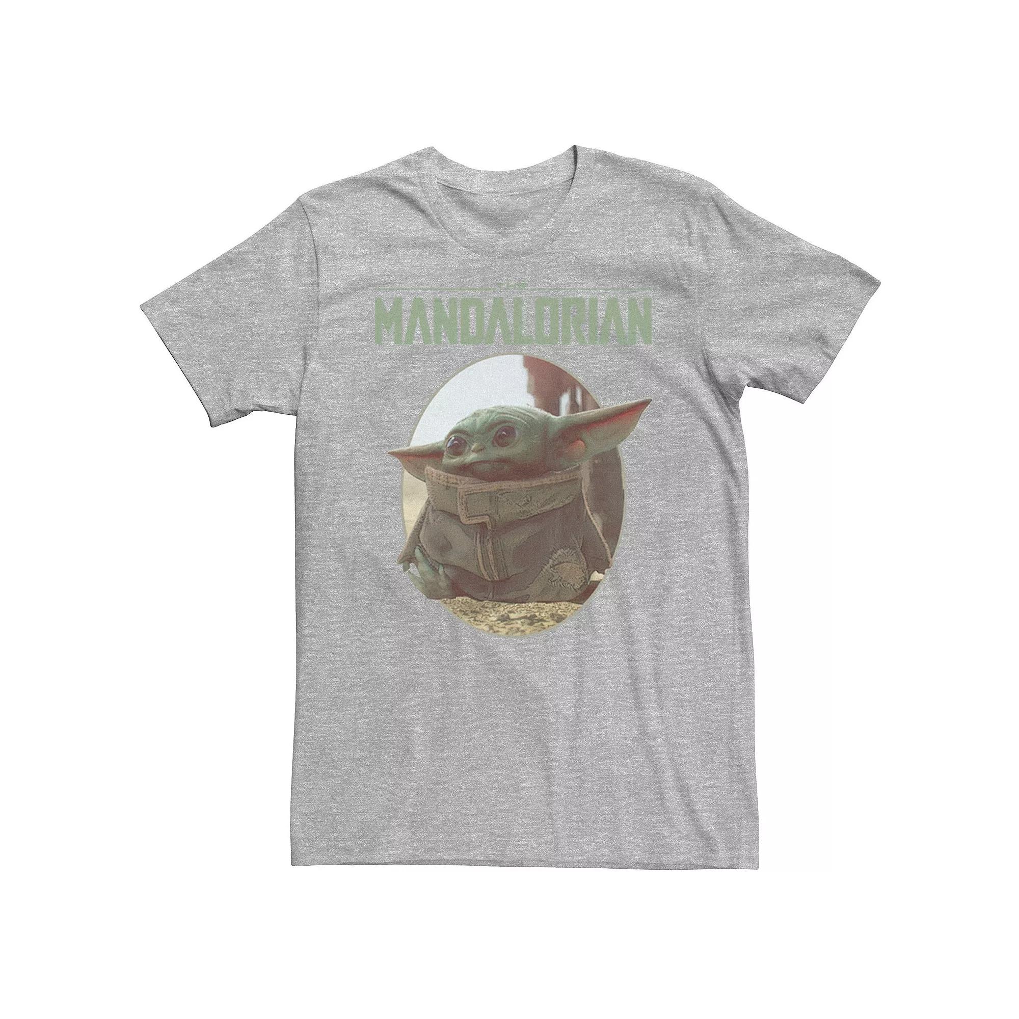 Men's Star Wars The Mandalorian The Child Circle Portrait Tee,  Product Image