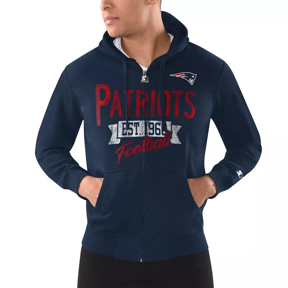 Men's Starter Black Baltimore Ravens Domestic Post Season Full-Zip Hoodie,  Product Image