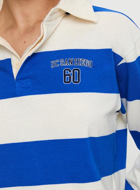 UCSD Rugby Polo Navy / White Product Image