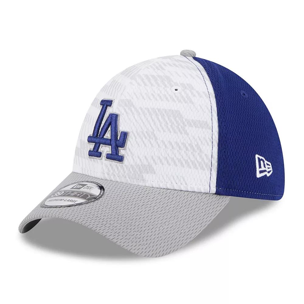 Men's New Era Royal/Gray Los Angeles Dodgers 2025 MLB Clubhouse 39THIRTY Flex Hat, Size: Small/Medium, Blue Product Image