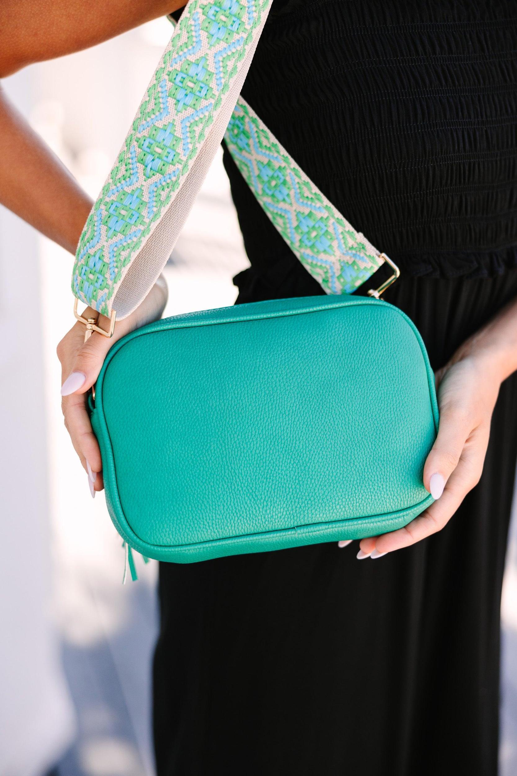 Stay A While Green Crossbody Purse Female Product Image