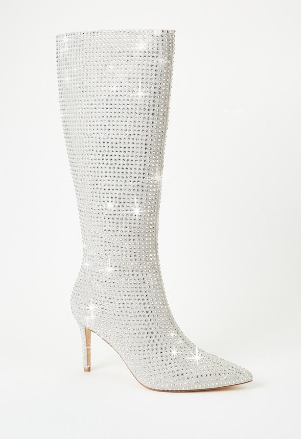 JustFab Margaux Platform Loafer Pump Womens Black/ White Size 8.5 Product Image