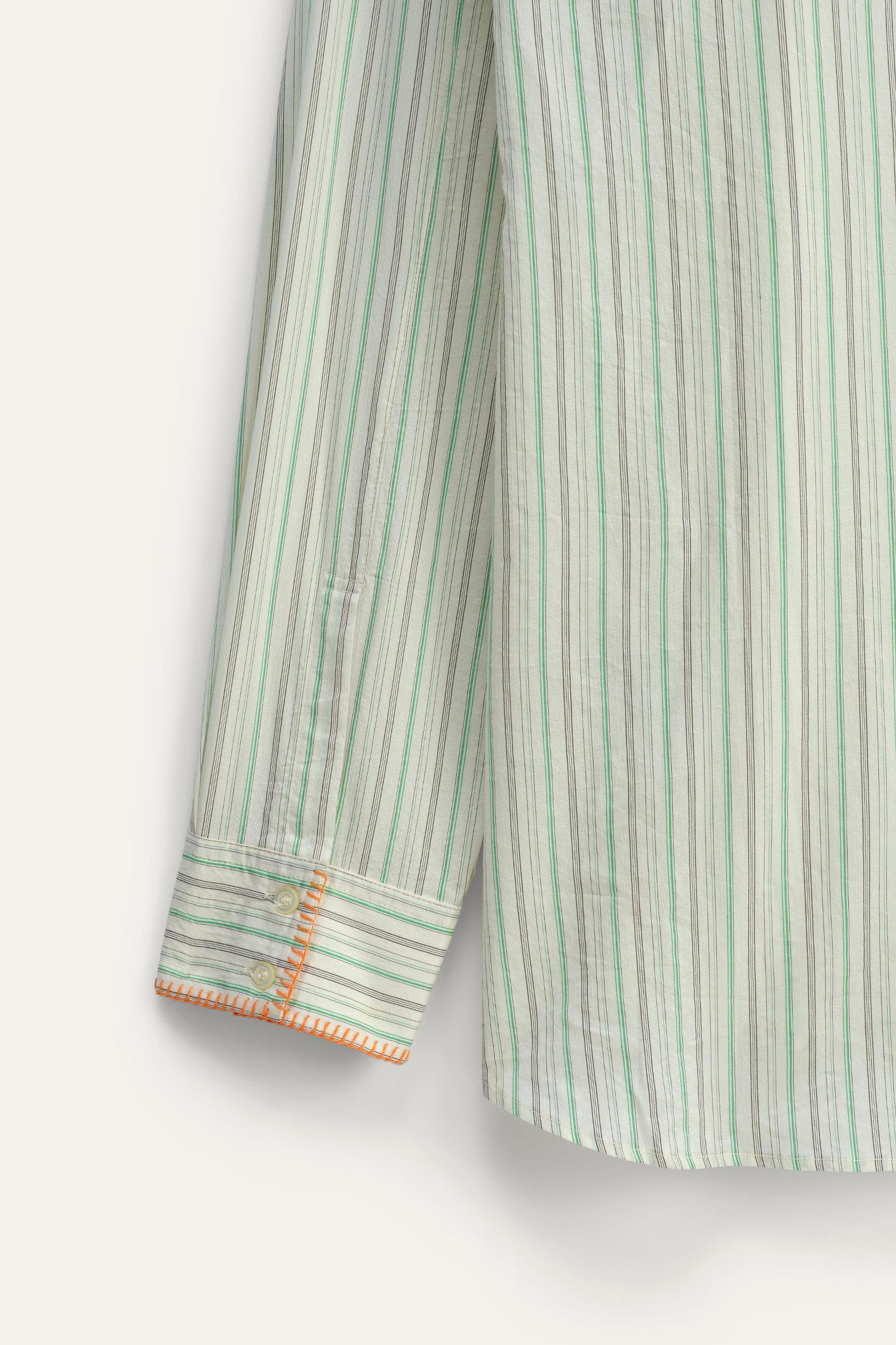 LIMITED EDITION COTTON-SILK STRIPED SHIRT Product Image
