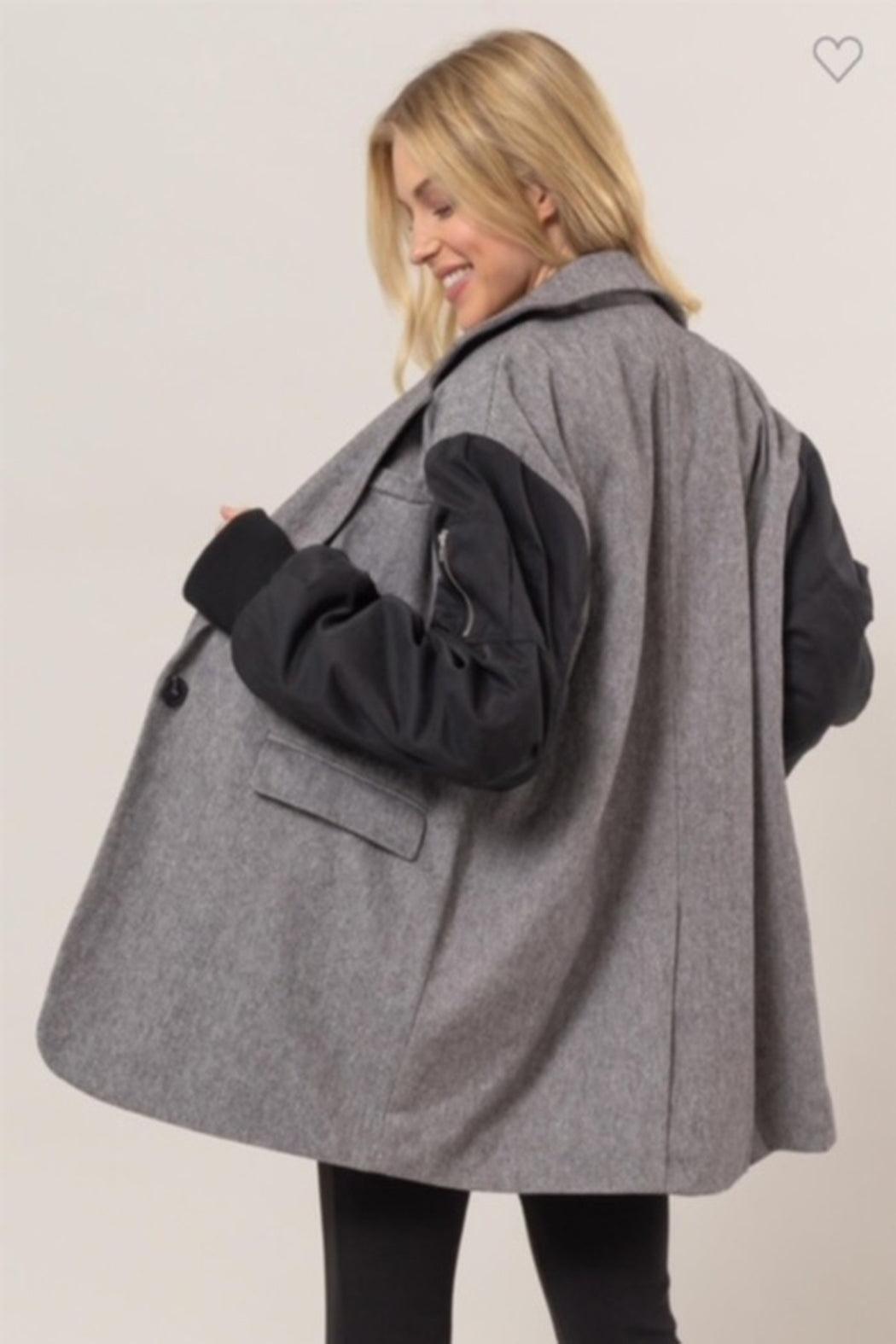 Mixed Media Jacket Product Image