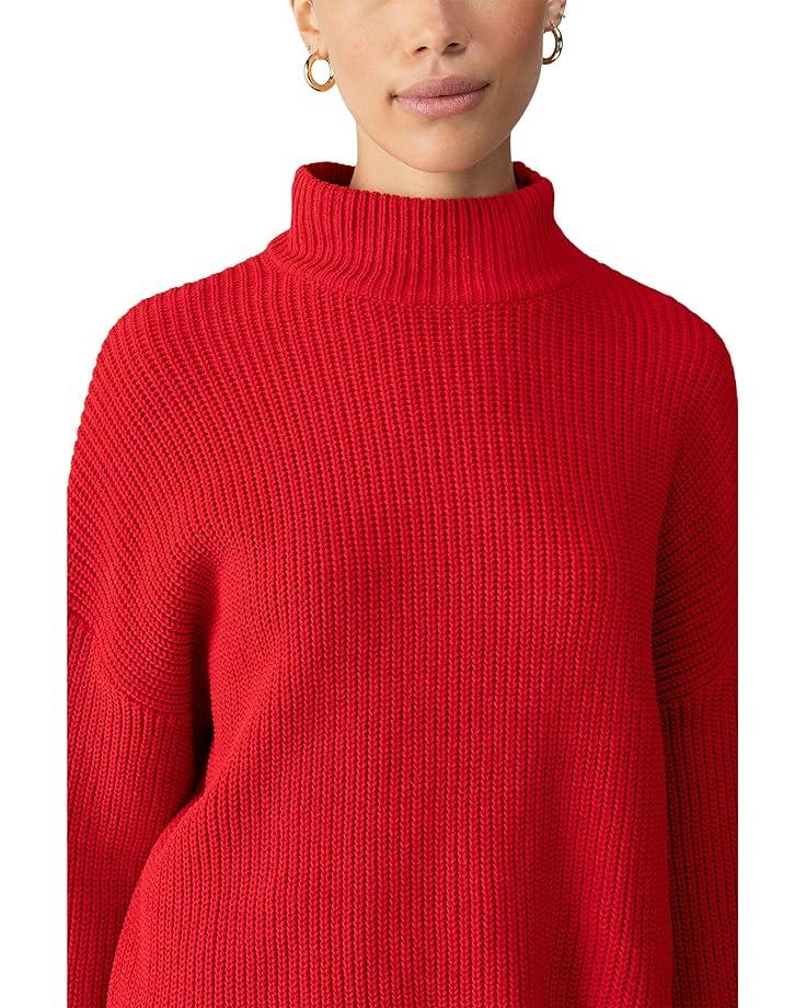 Cable Mock Neck Sweater Product Image