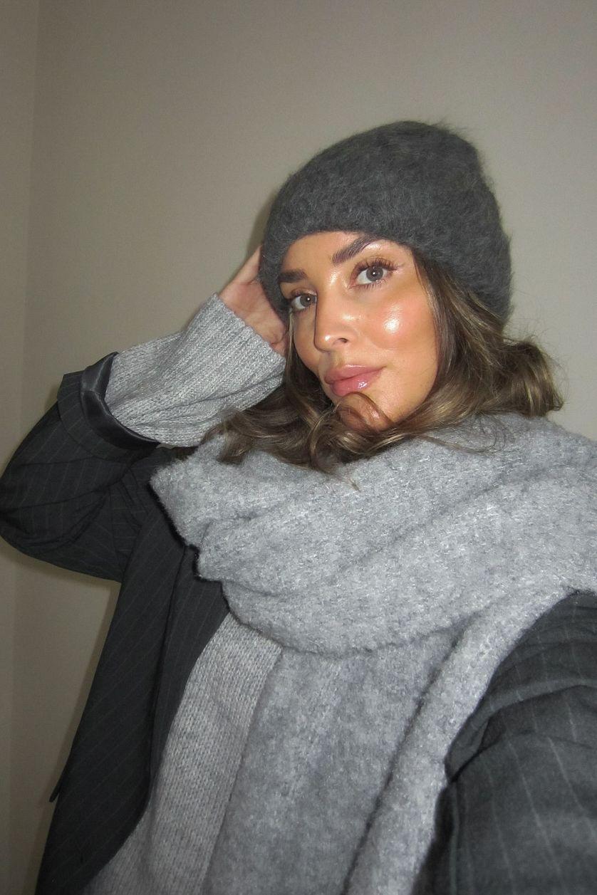 Alpaca Blend Hairy Beanie Product Image