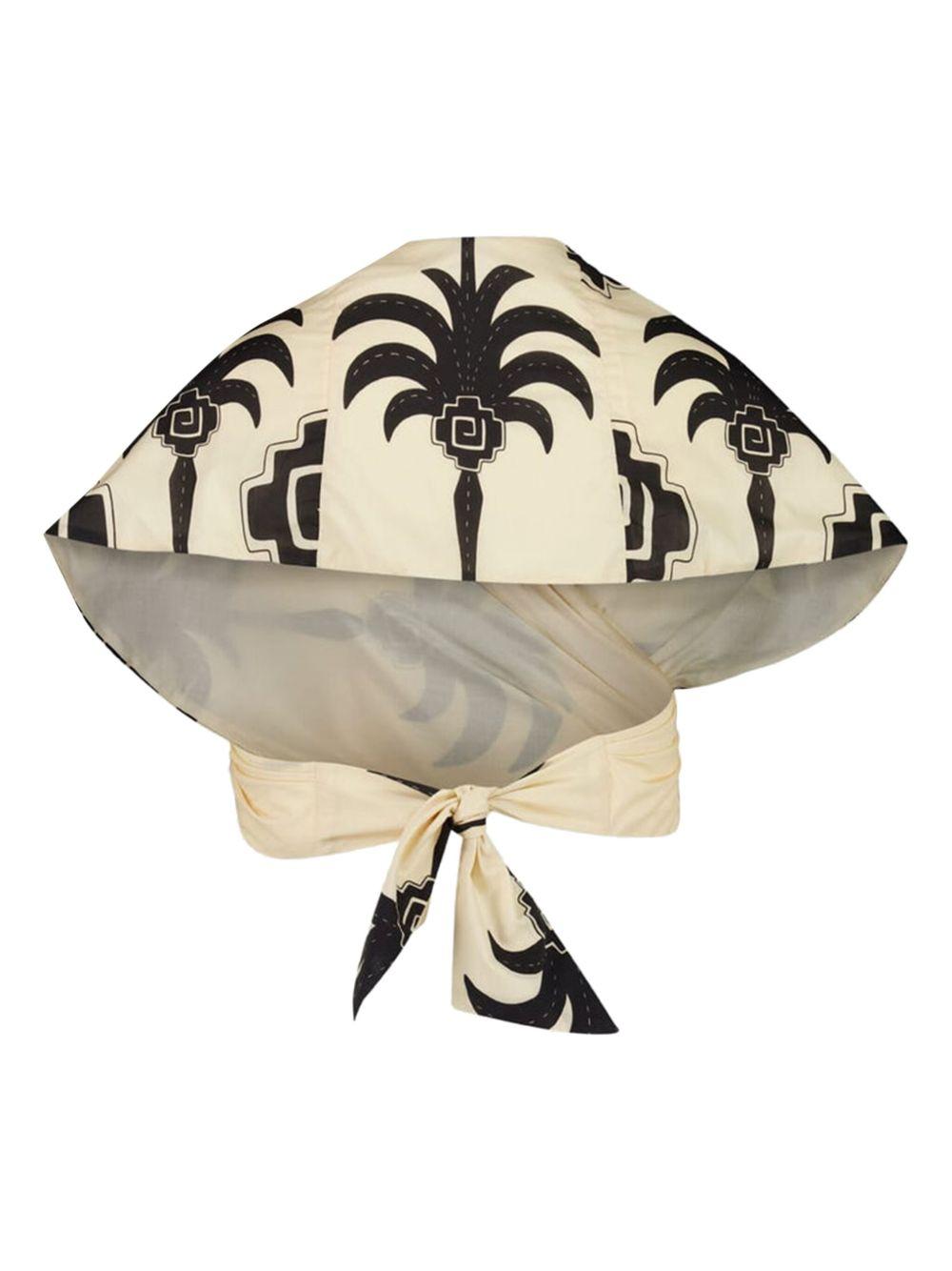 Imagery palm tree-print top Product Image