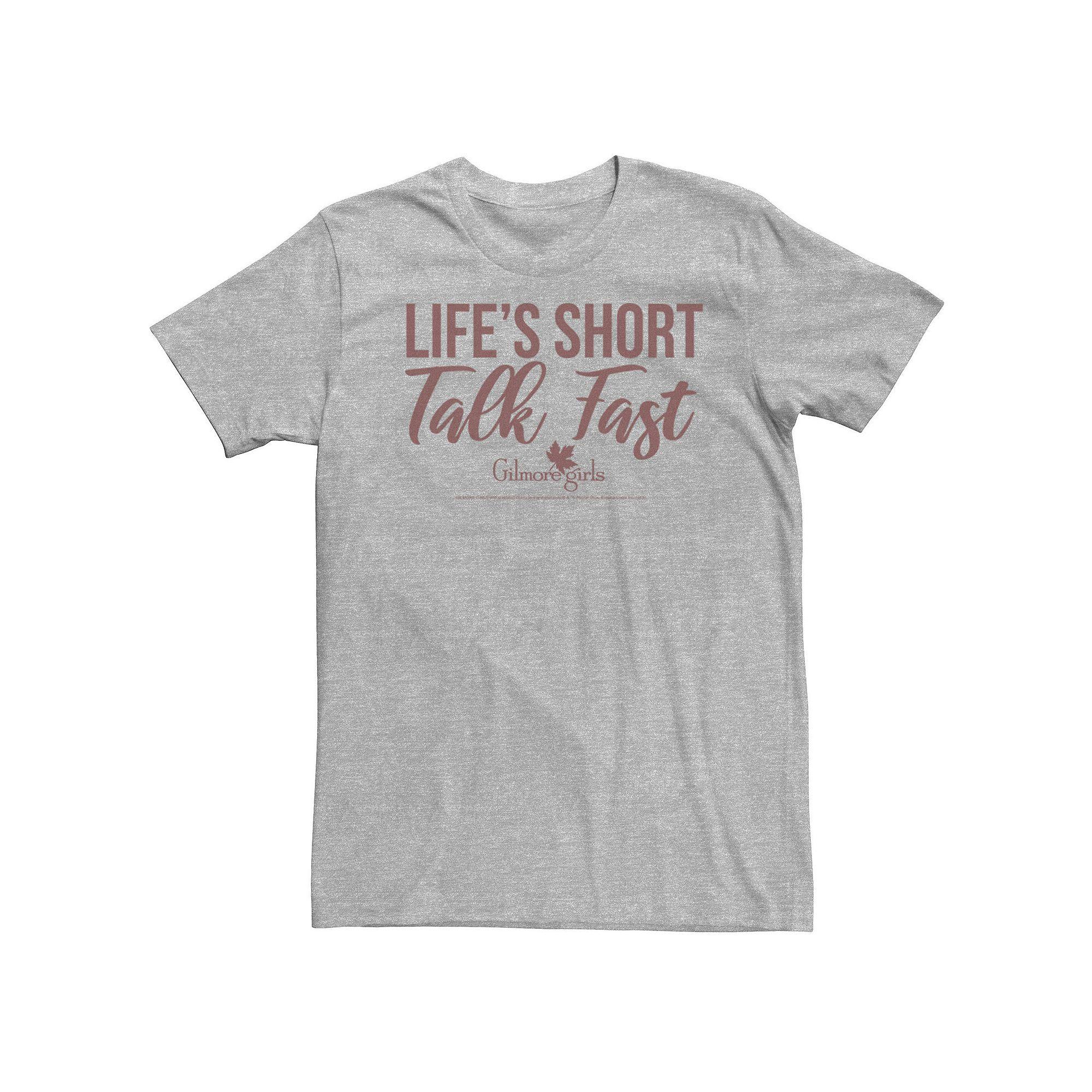 Men's Gilmore Girls Life's Short Talk Fast Tee,  Product Image