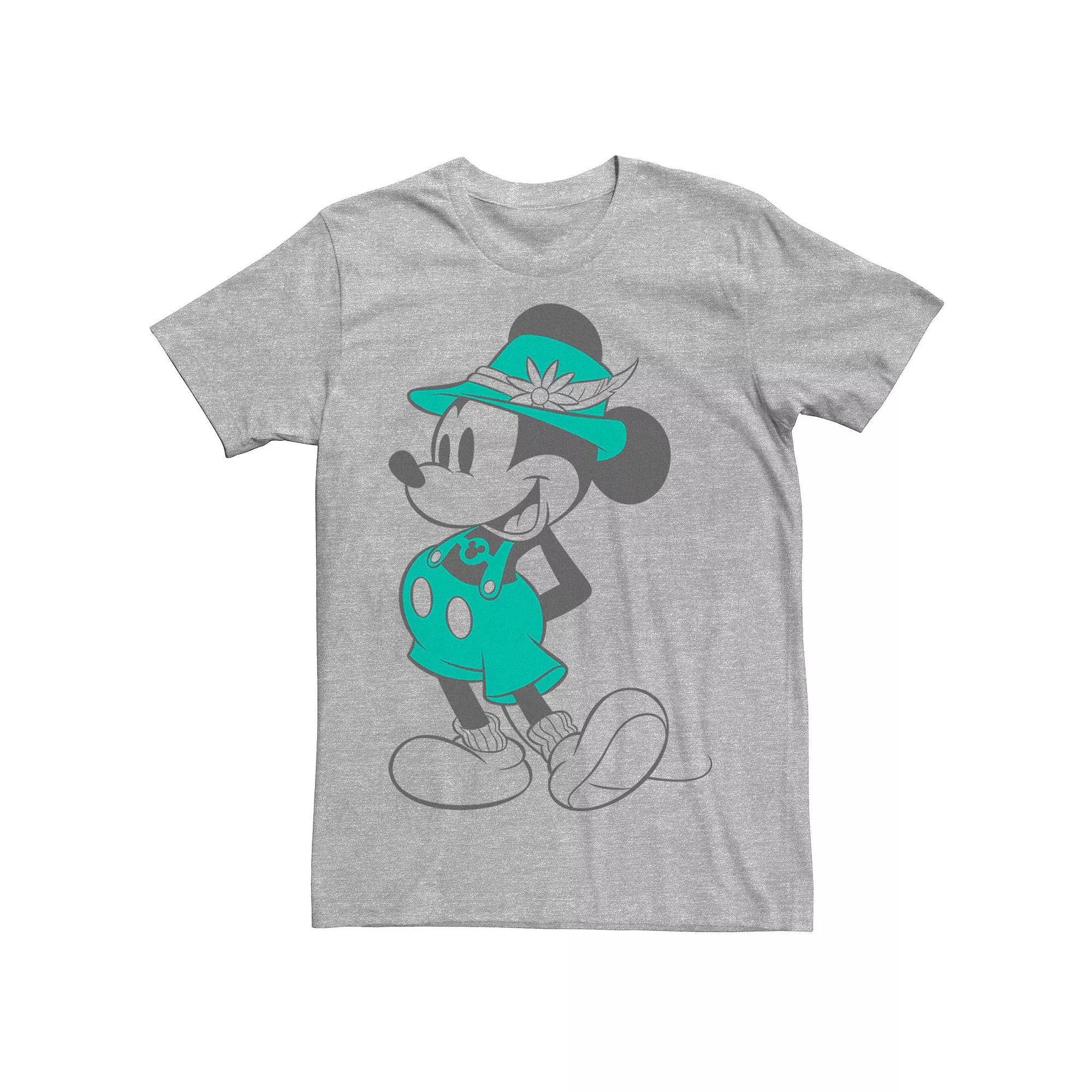 Disney's Mickey Mouse Vintage Lederhosen Portrait Men's Tee,  Product Image