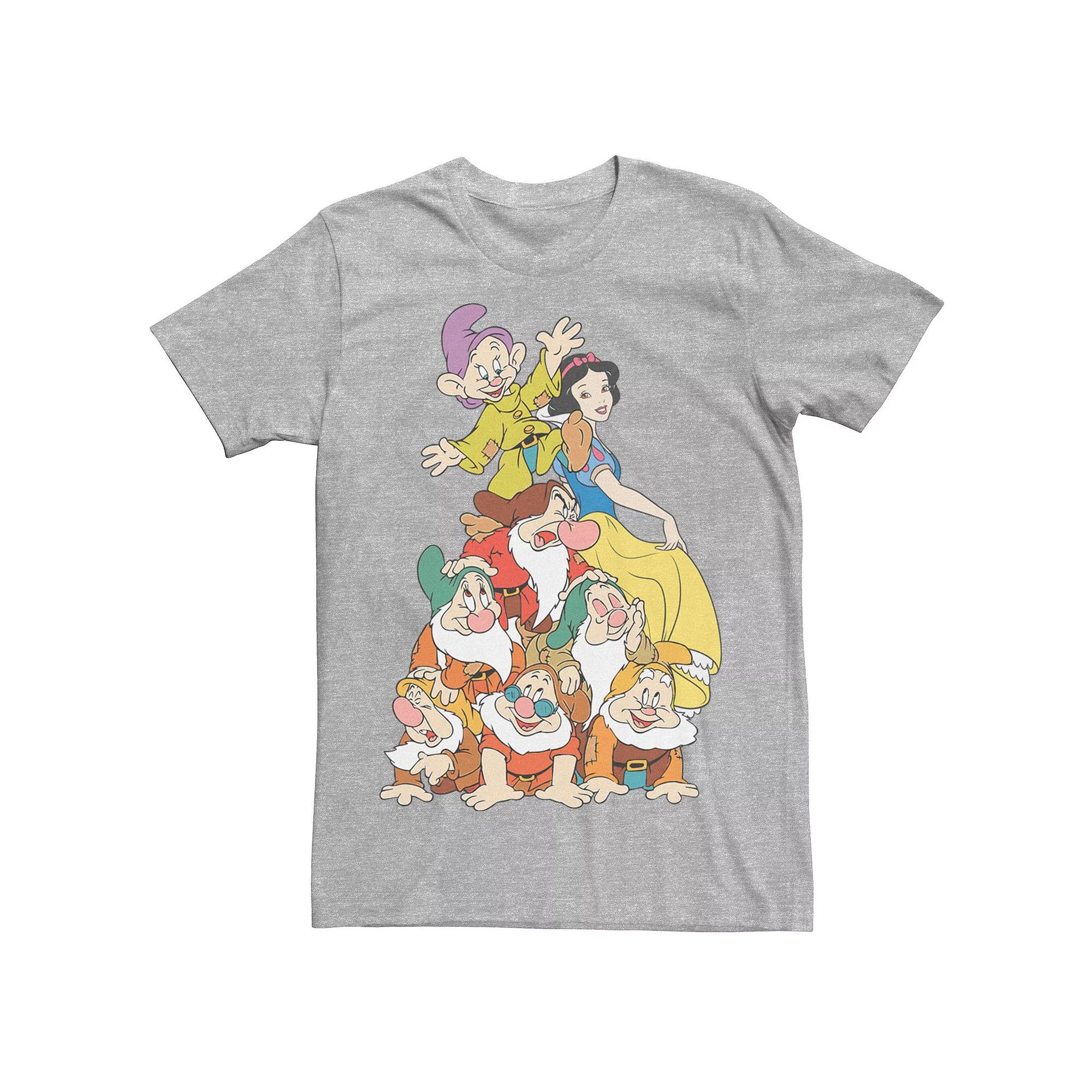 Disney's Snow White Seven Dwarf Stack Men's Tee,  Product Image