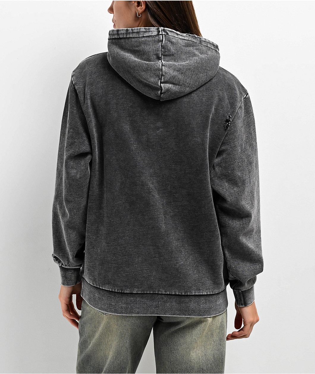 RIPNDIP Rockstar Black Wash Hoodie Product Image
