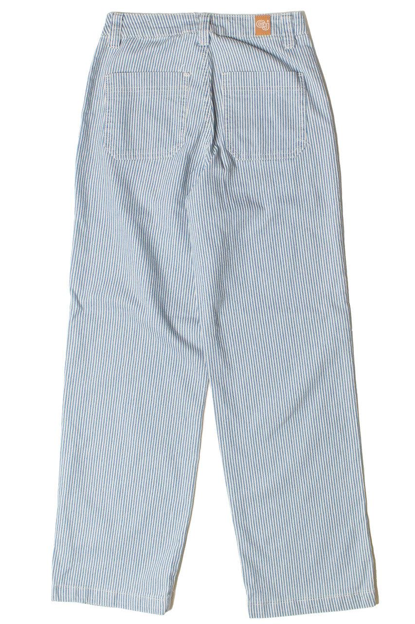 Hickory Stripe Straight Leg Jeans Product Image