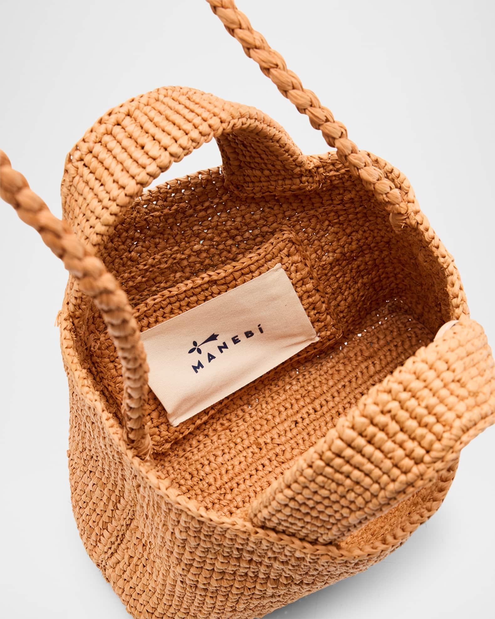 Sunset Mini Raffia Top-Handle Bag Product Image