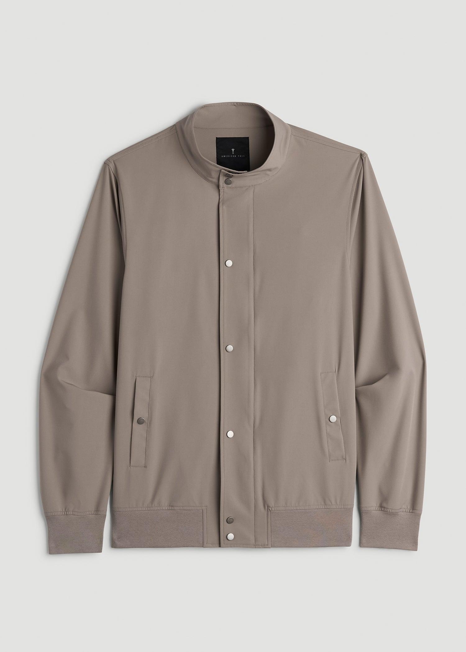 Motion Bomber Jacket for Tall Men in Portobello Product Image