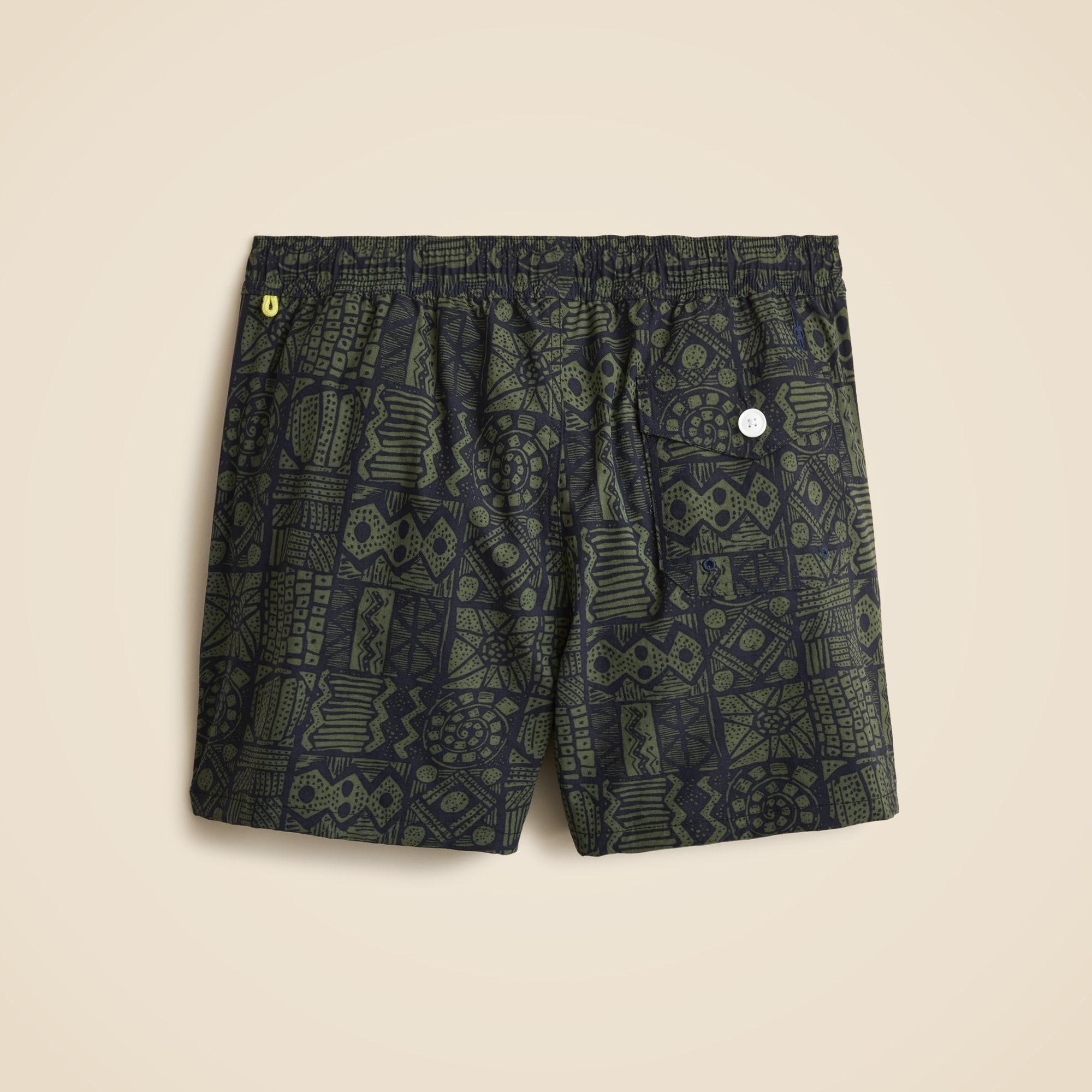 6'' stretch swim trunk in print with ECONYL® nylon Product Image