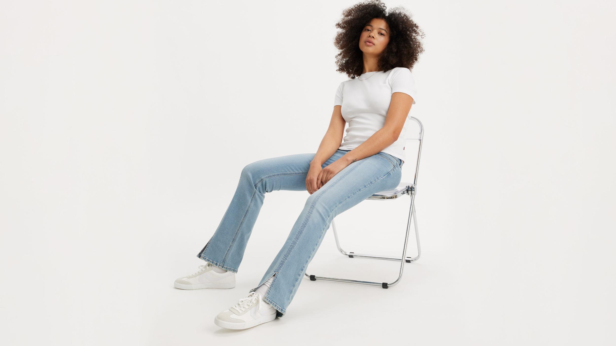 Seamed Superlow Bootcut Women's Jeans Product Image