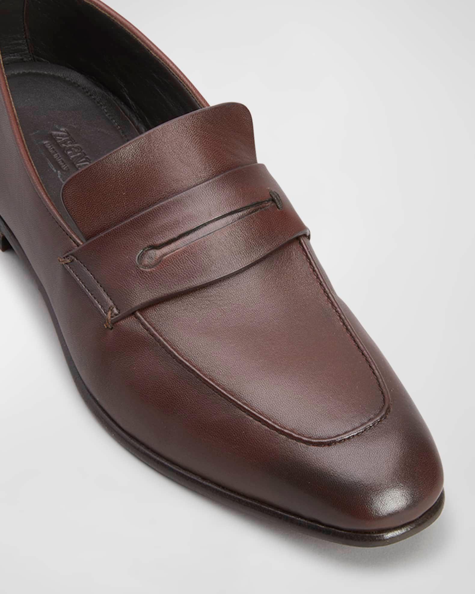 Men's Lasola Leather Penny Loafers Product Image