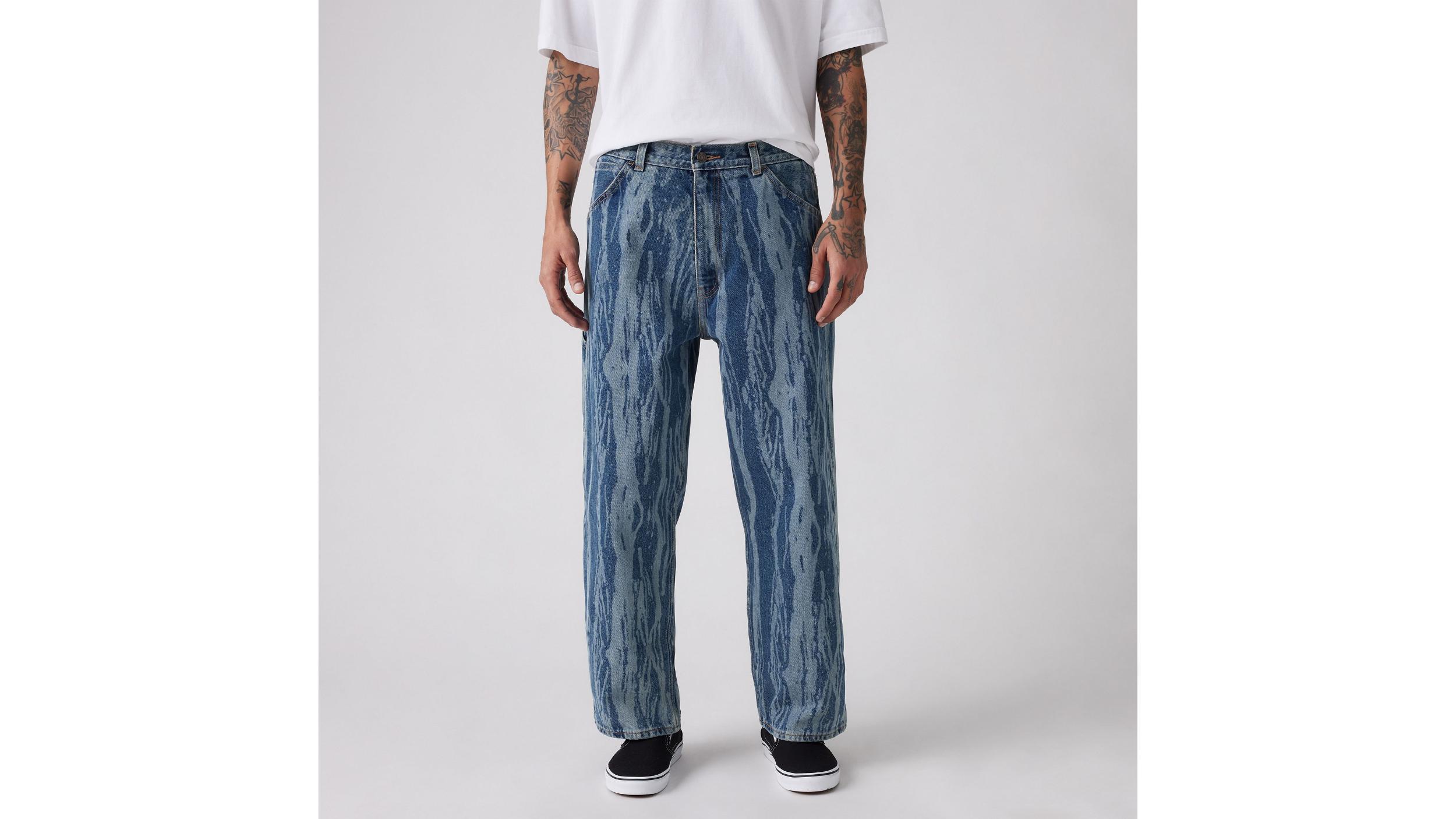 Skateboarding Cropped Carpenter Men's Jeans Product Image