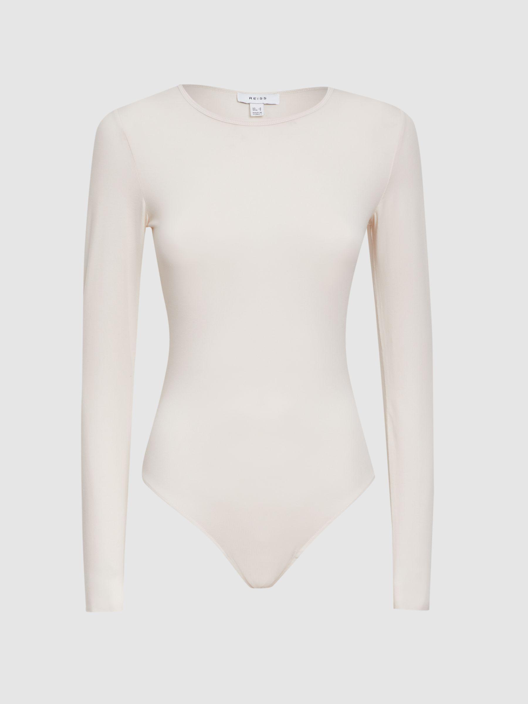 Long Sleeve Bodysuit in Ivory Product Image