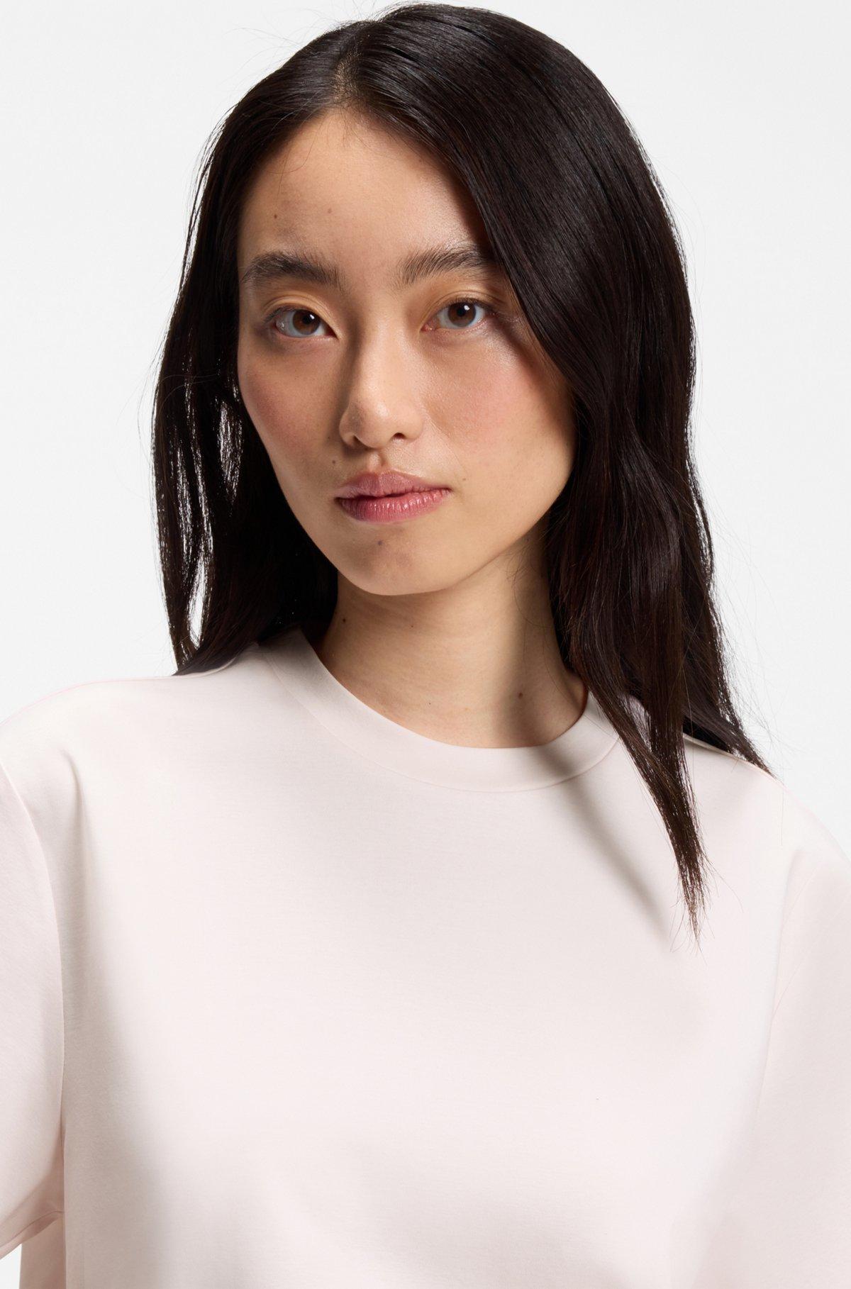 Relaxed-fit T-shirt in mercerized cotton Product Image
