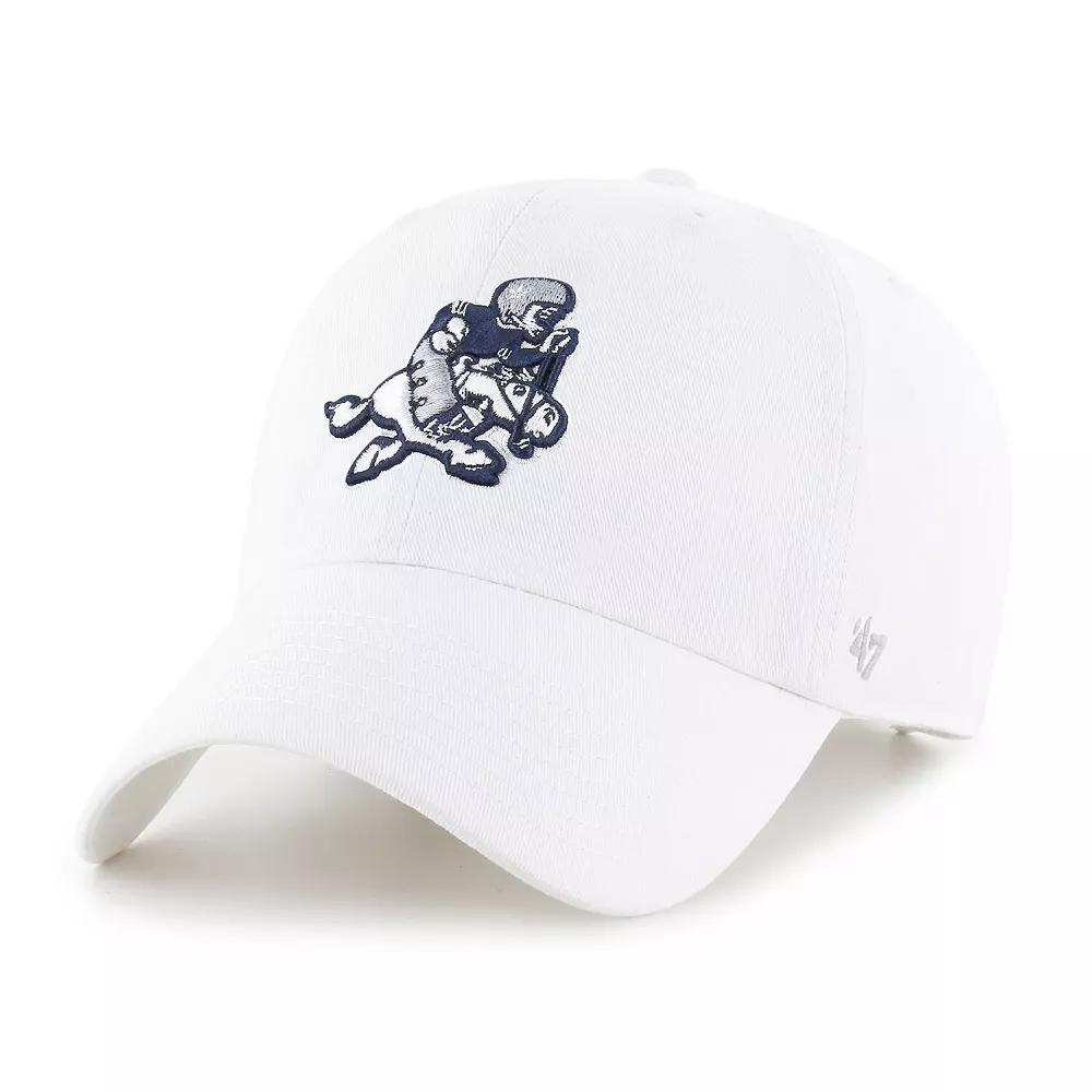 Men's '47 White Dallas Cowboys Retro Joe II Clean Up Adjustable Hat Product Image