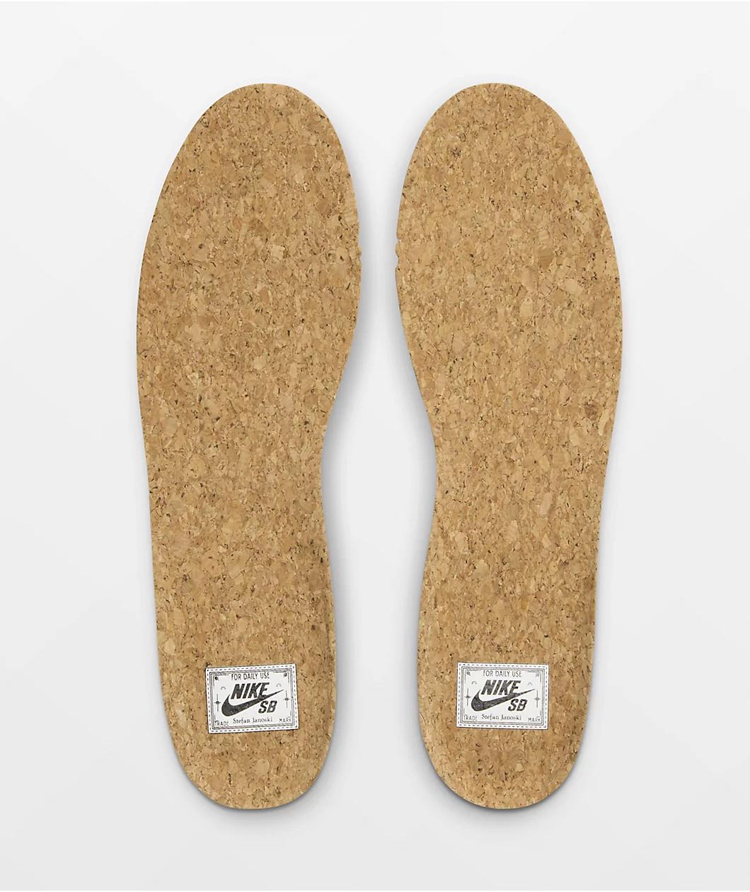 Nike SB Zoom Janoski OG+ Black & White Skate Shoes Product Image