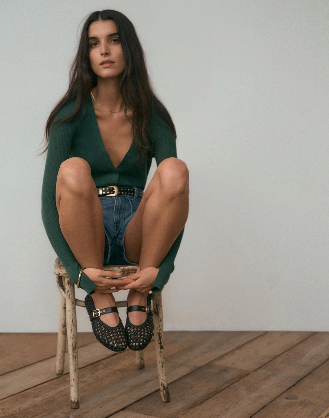 Merino Wool-Silk Blend Cardigan Sweater Product Image