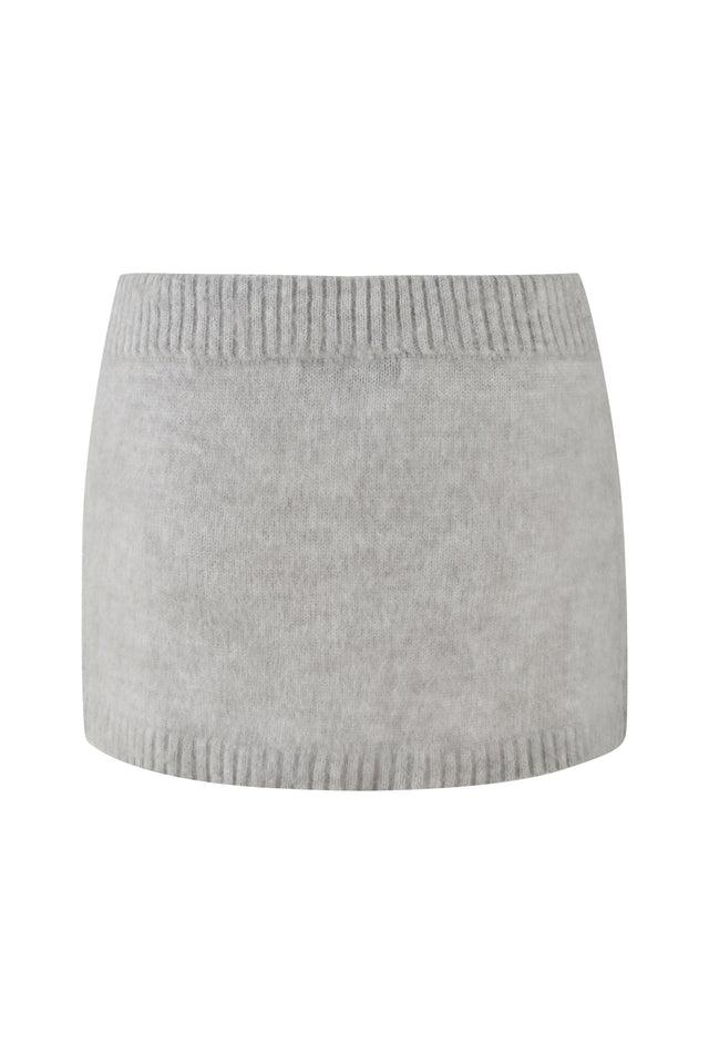 BEATRIZ MINI SKIRT - GREY : MARLE Product Image