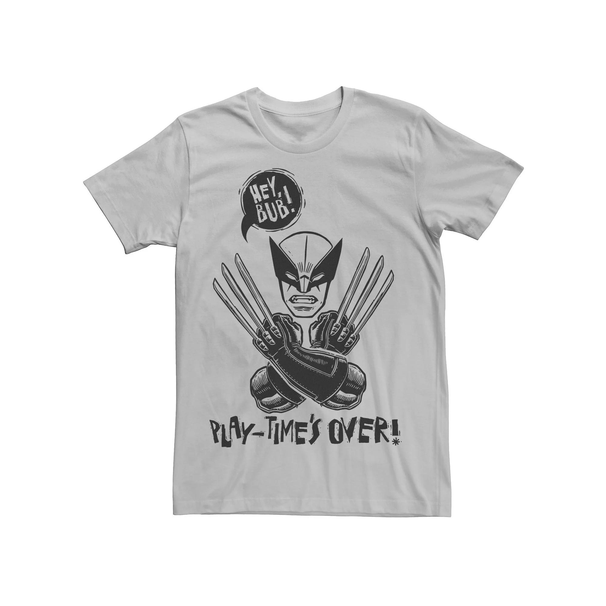 Men's Marvel Wolverine Play Times Over Tee,  Product Image
