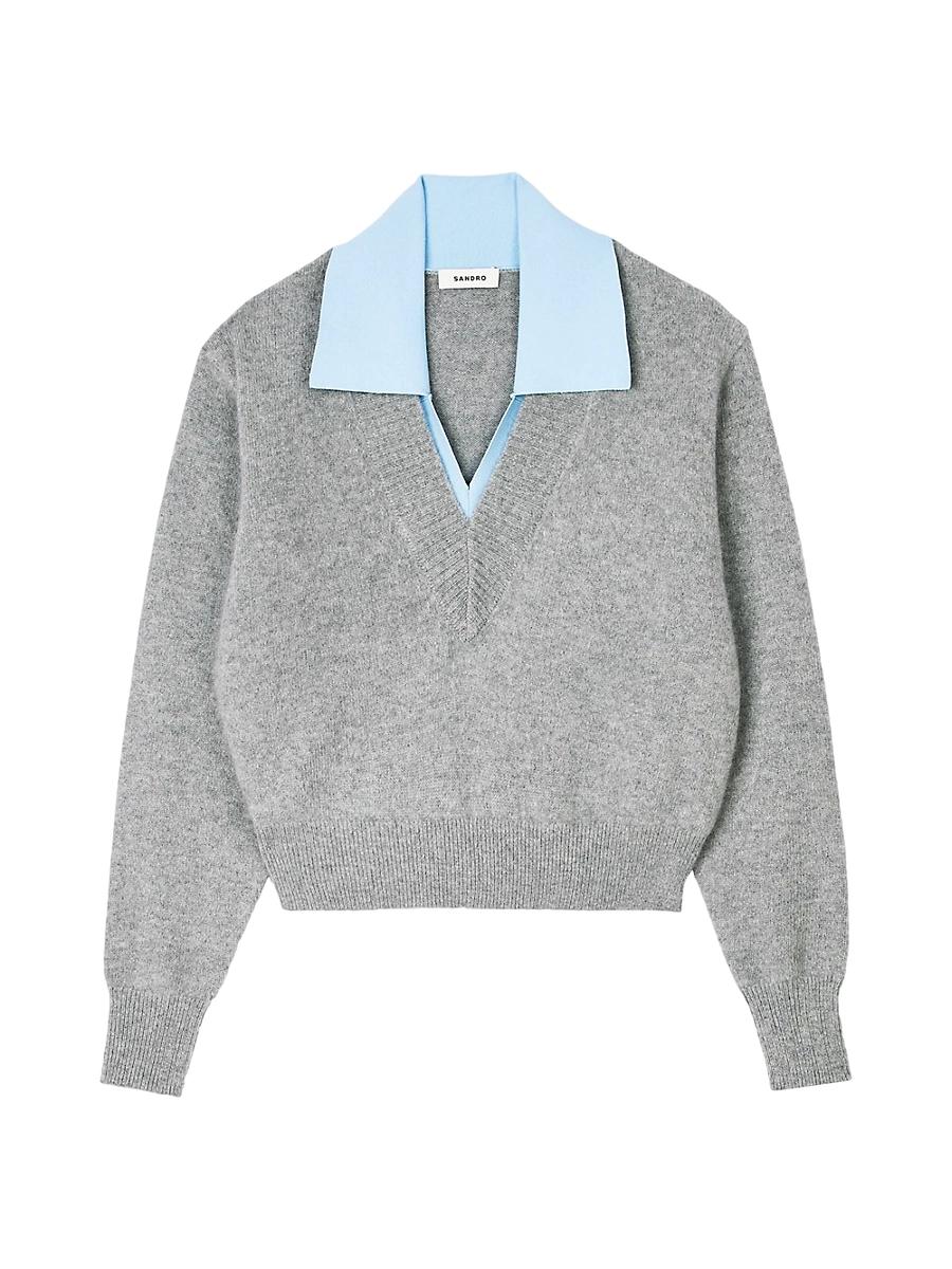 Womens Double Neck Jumper Product Image