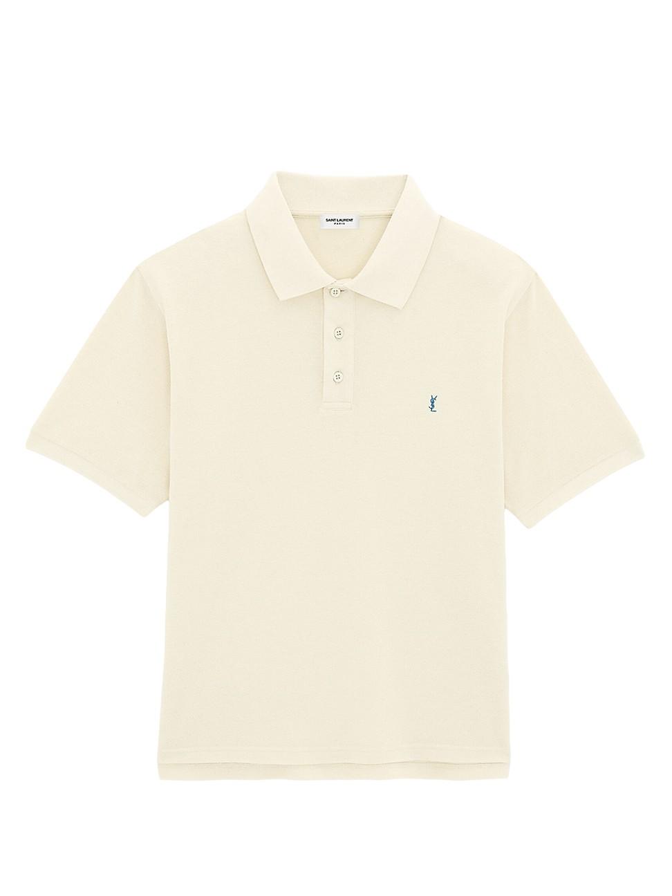 Mens Monogram Polo Shirt in Cotton Piqu Product Image