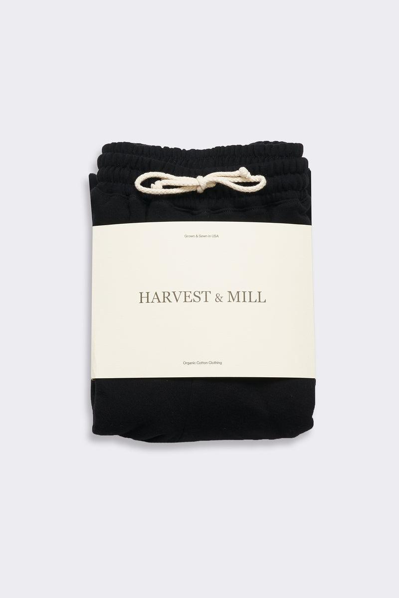 Men's Organic Heavyweight Fleece Sweatpants in Black Product Image