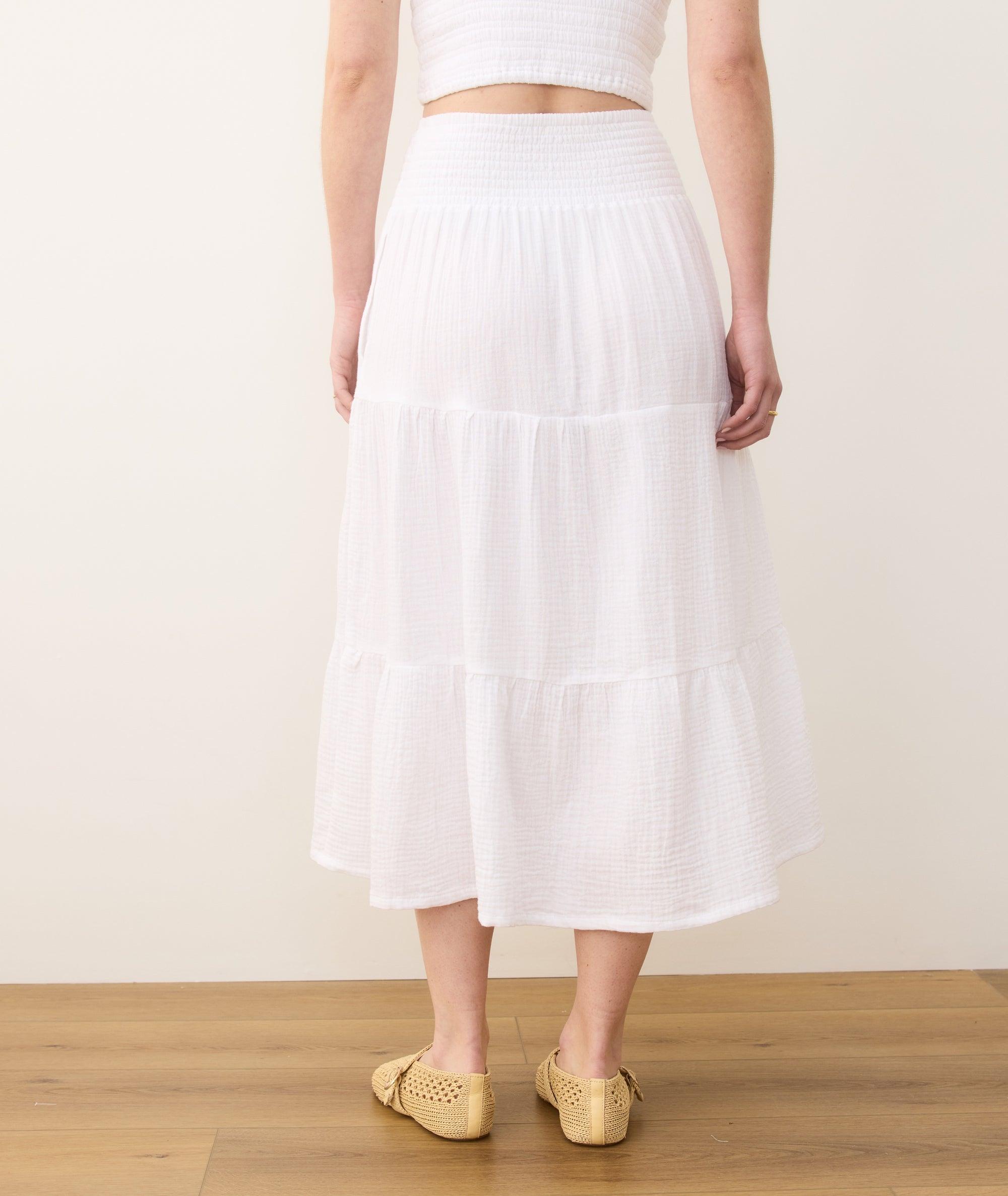 Corinne Double Cloth Maxi Skirt Product Image