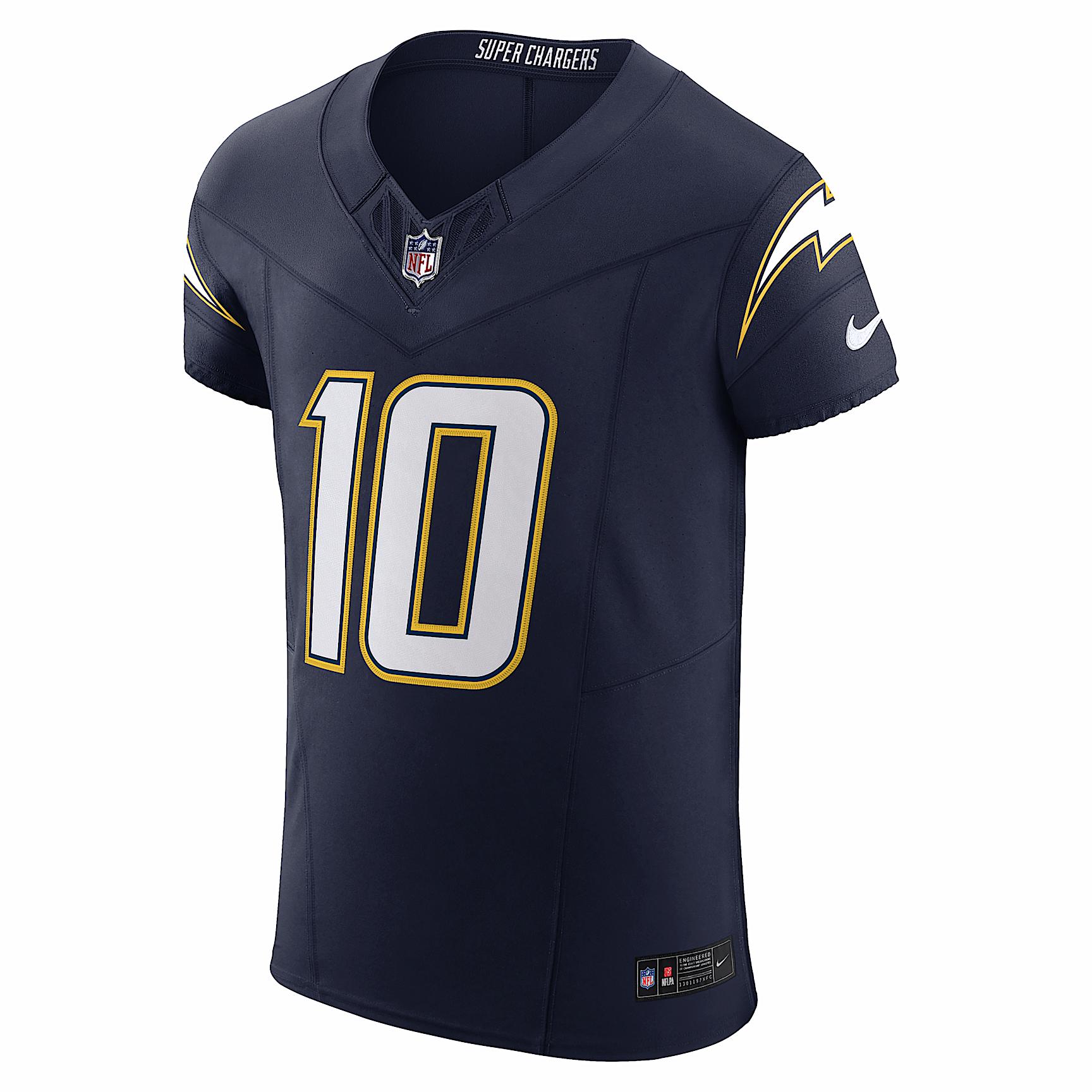 Justin Herbert Los Angeles Chargers Nike Mens Dri-FIT NFL Elite Jersey | 58NM0FAK97F-9Y0 Product Image