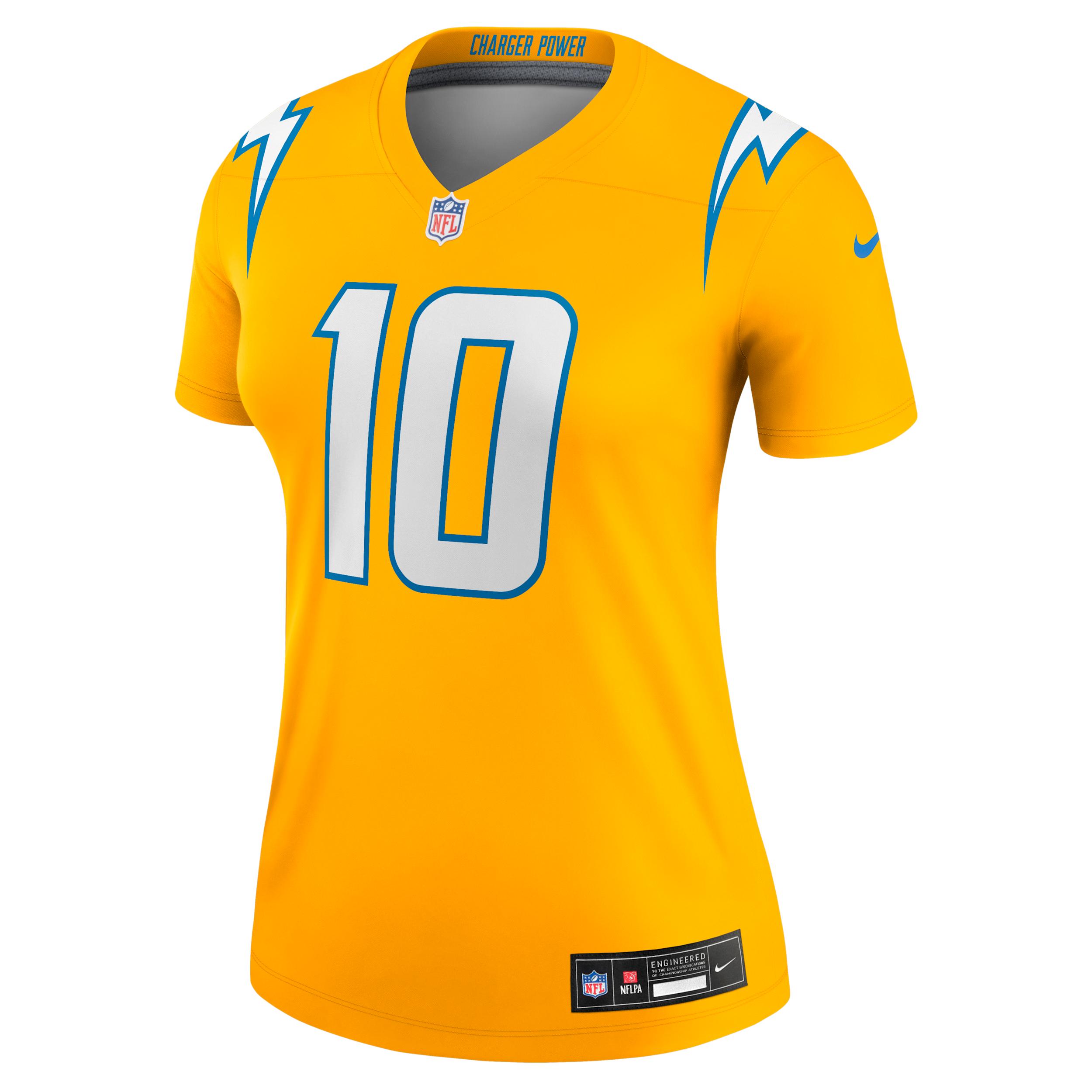 Justin Herbert Los Angeles Chargers Nike Womens Dri-FIT NFL Legend Jersey | 94NW0FAL97F-9Z3 Product Image