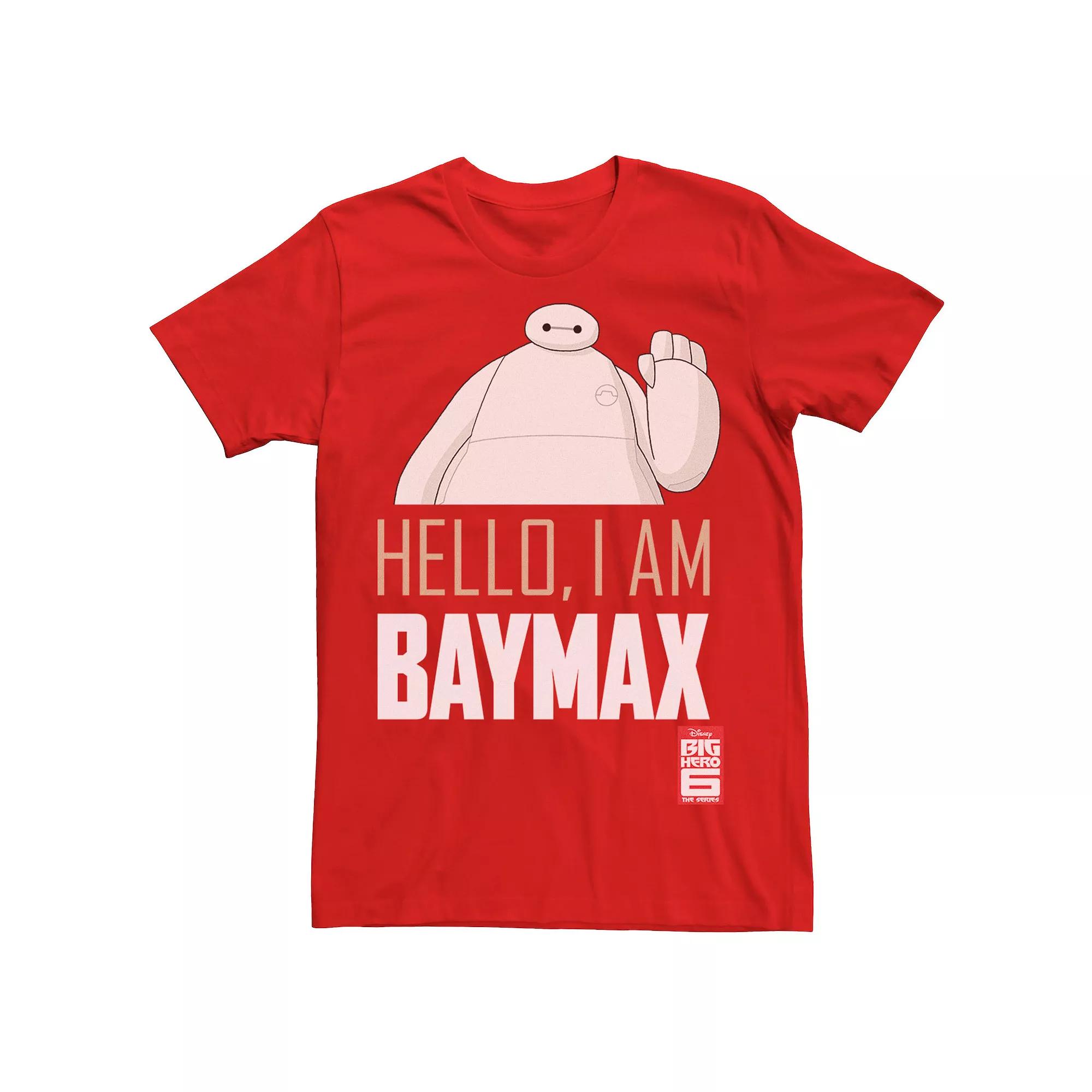 Disney's Big Hero 6 TV Series Baymax Hello Men's Tee,  Product Image