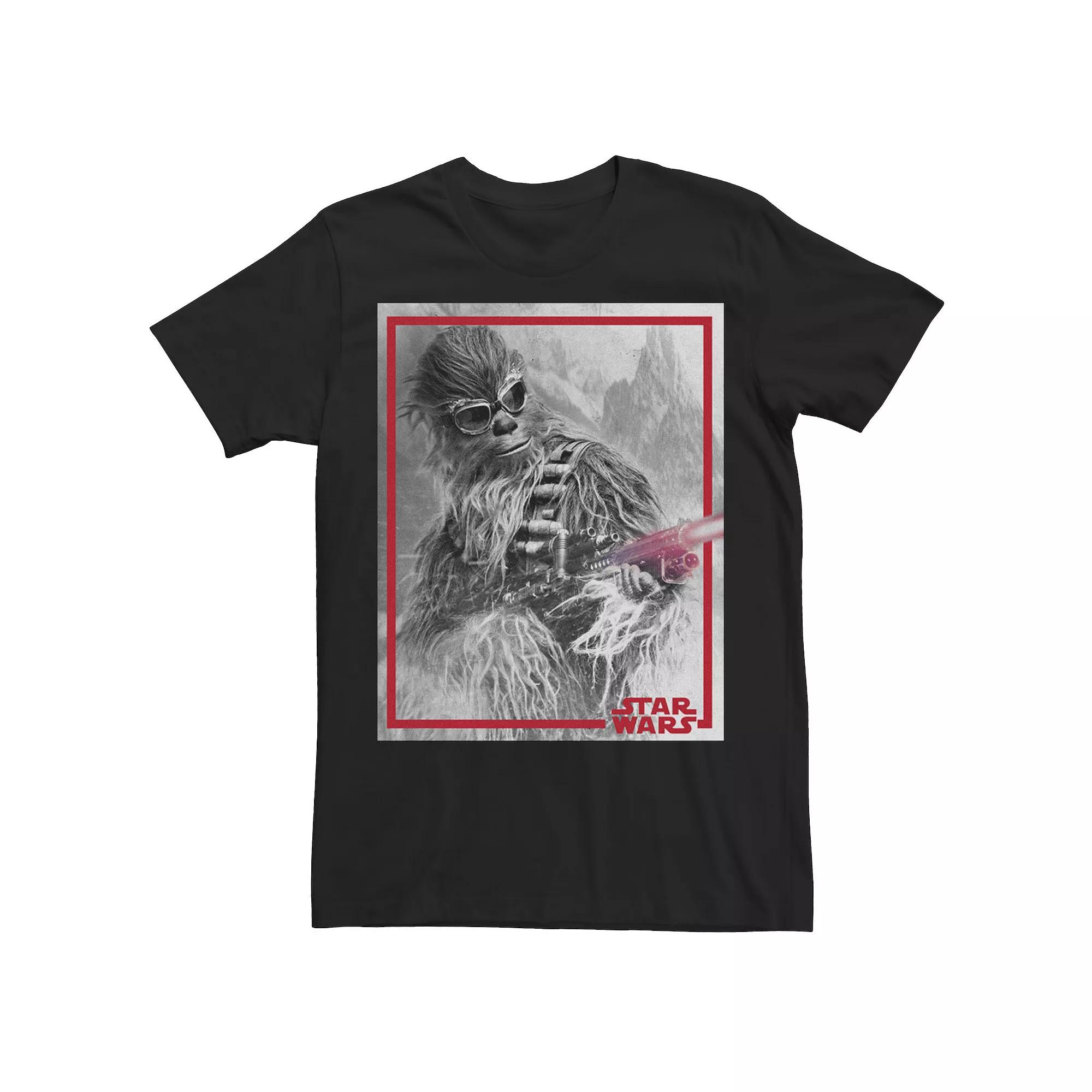 Mens Star Wars Han Solo Movie Chewie Firing Back Tee Product Image