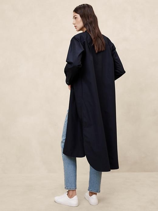 Midi Poplin Shirtdress Product Image