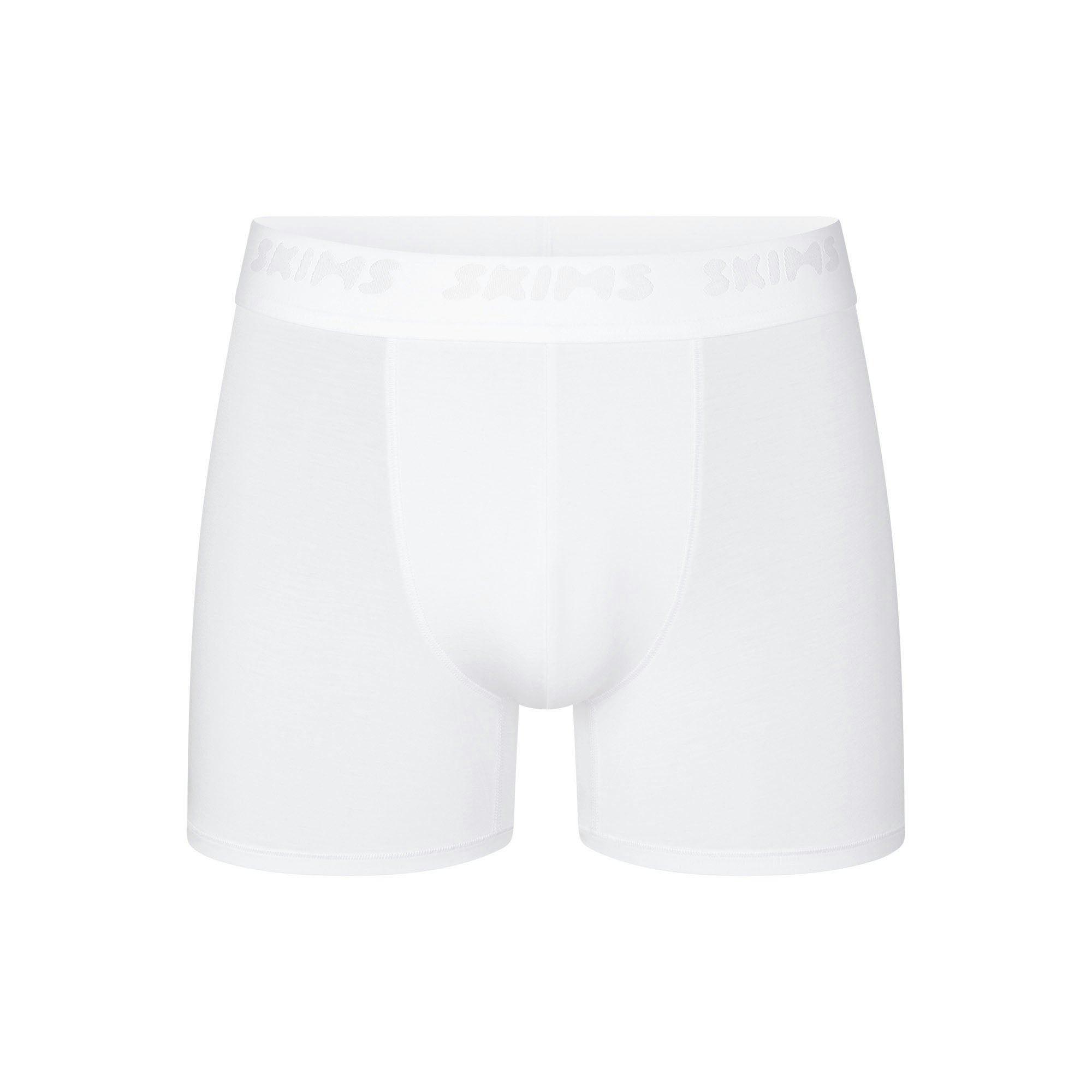 SKIMS STRETCH MENS 3" BOXER BRIEF 3-PACK | CHALK Product Image