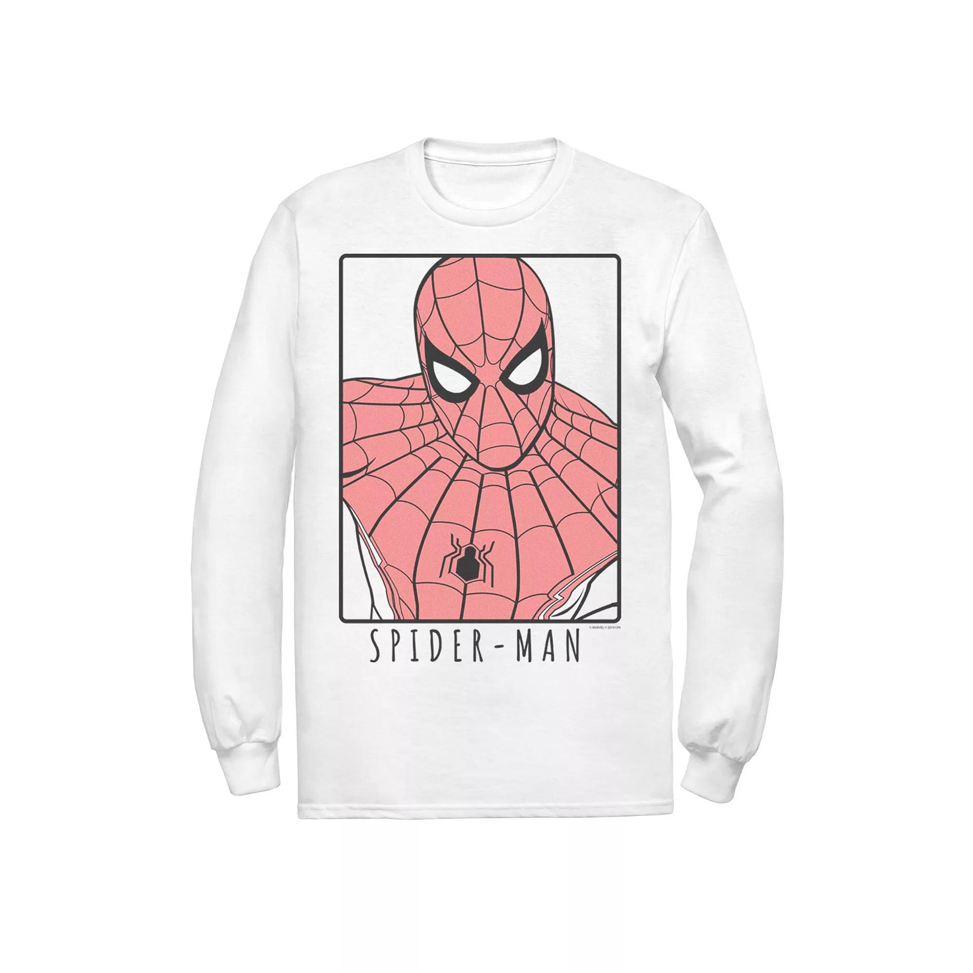 Men's Marvel Spider-Man Far From Home Ornate Simple Poster Tee,  Product Image