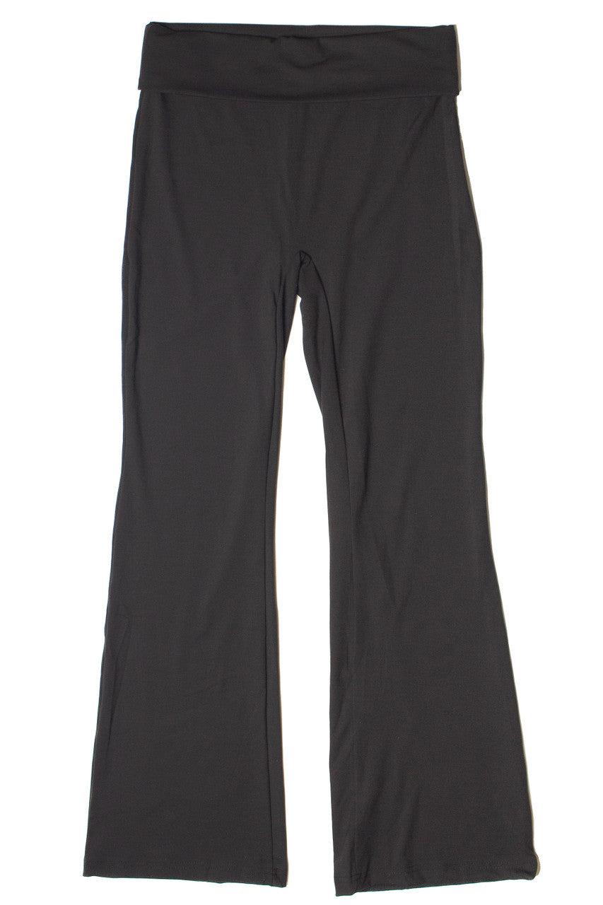 Fold Over Flare Leggings Product Image