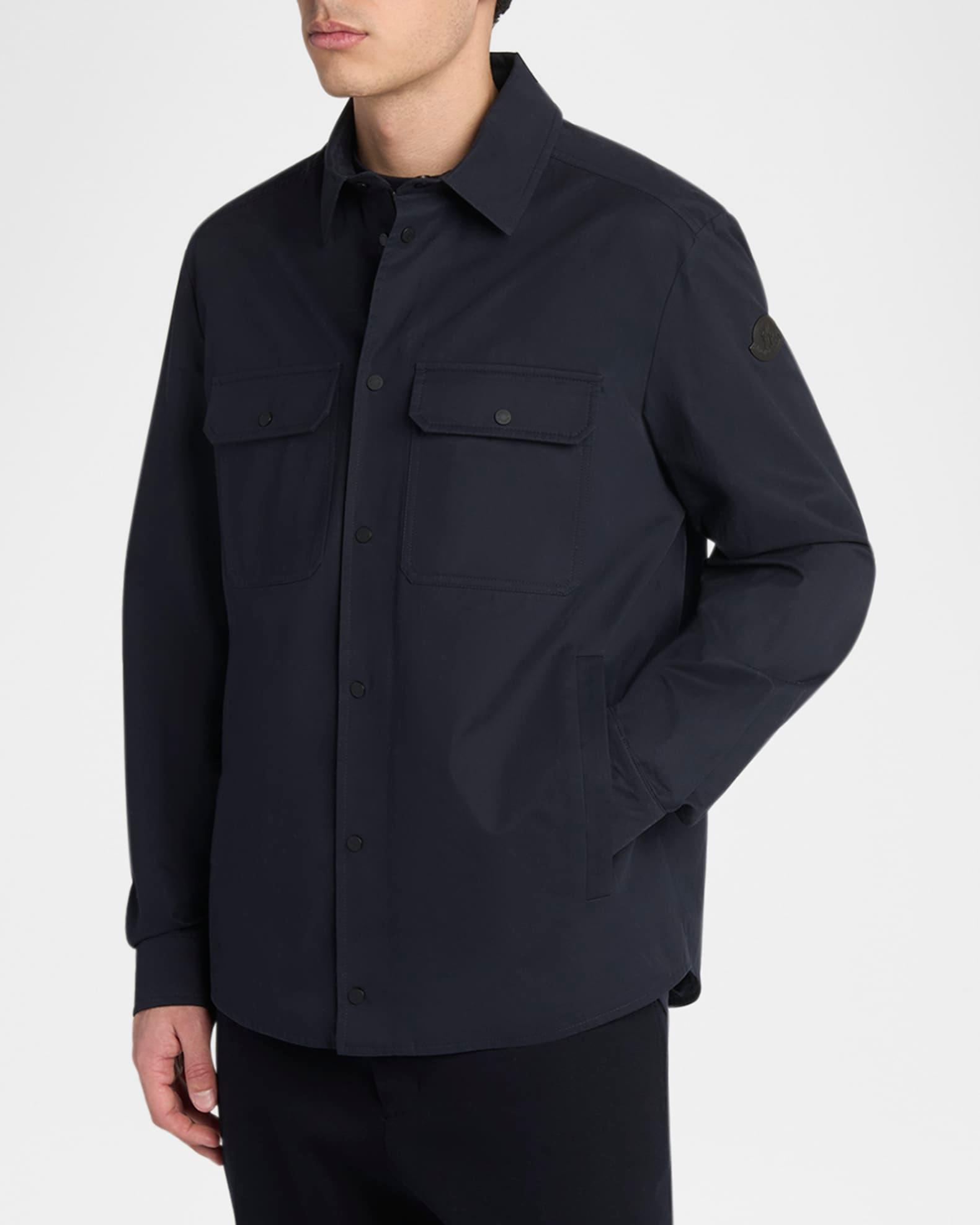 Men's Gabardine Snap-Front Overshirt Product Image