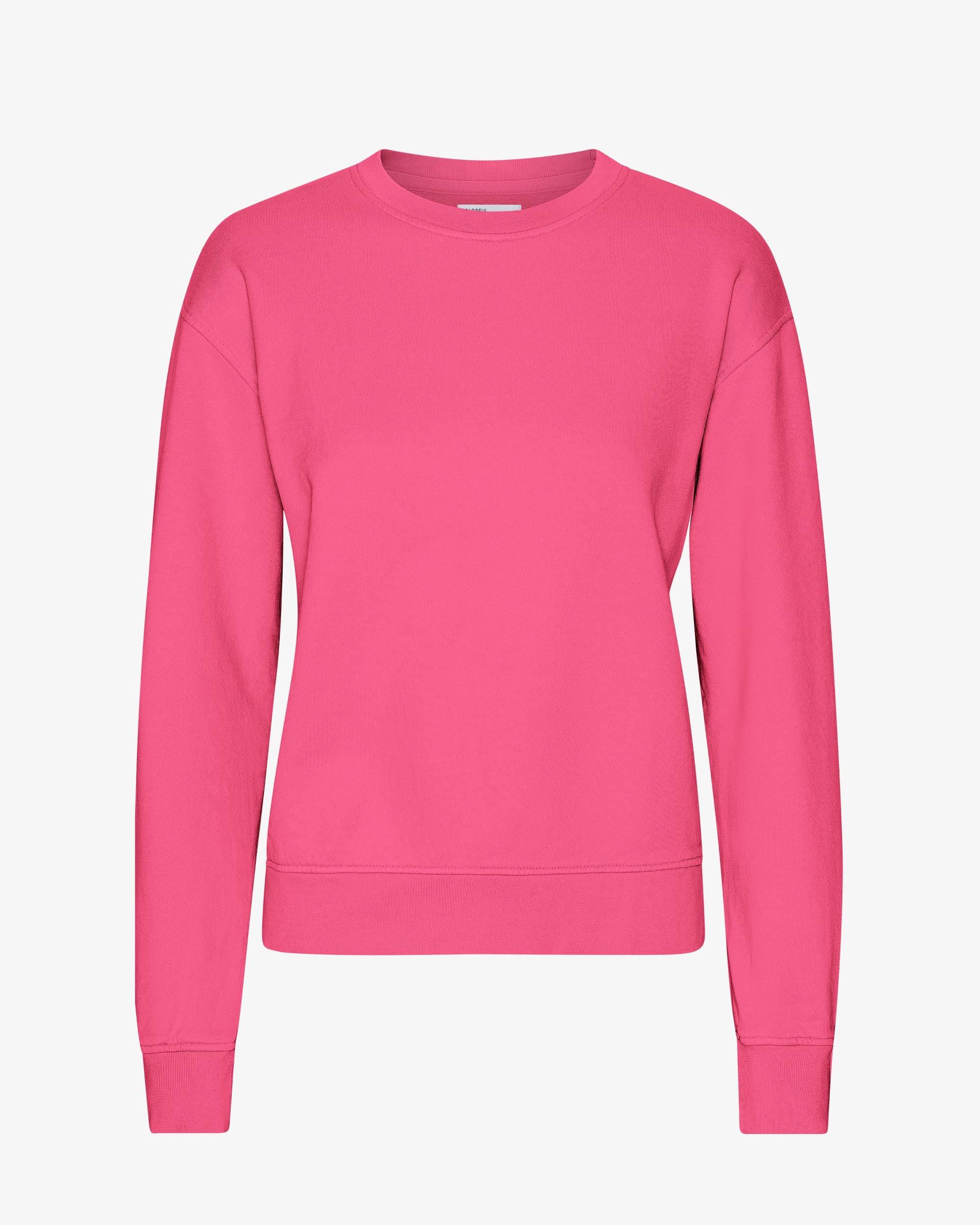 Women Classic Organic Crew - Bubblegum Pink Product Image
