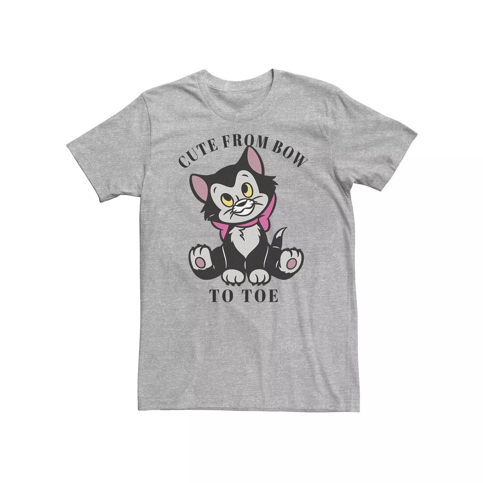 Big & Tall Disney Pinocchio Figaro Cute From Bow To Toe Tee, Men's,  Product Image