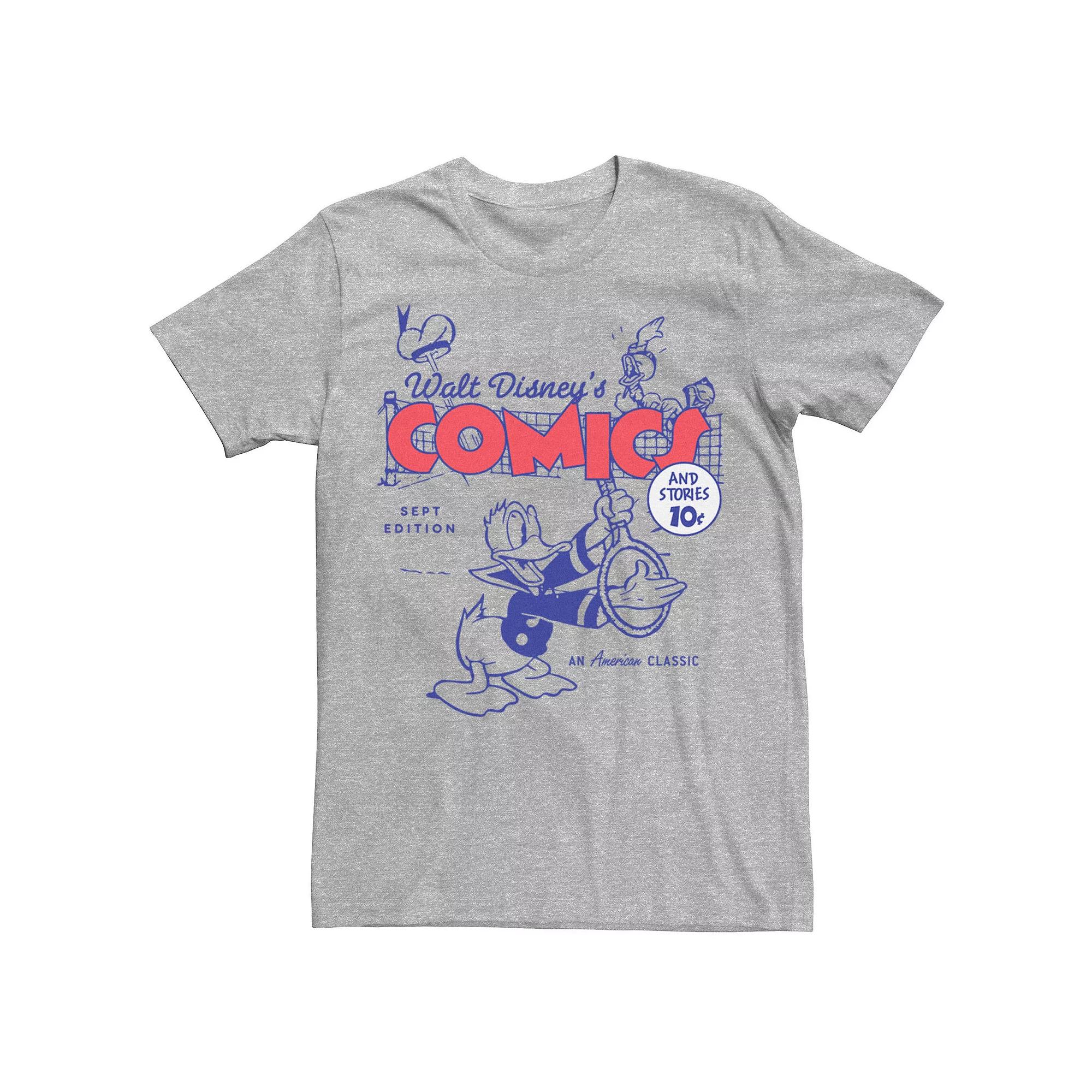 Disney's Donald Duck Retro Comic Cover Hat Men's Tee,  Product Image